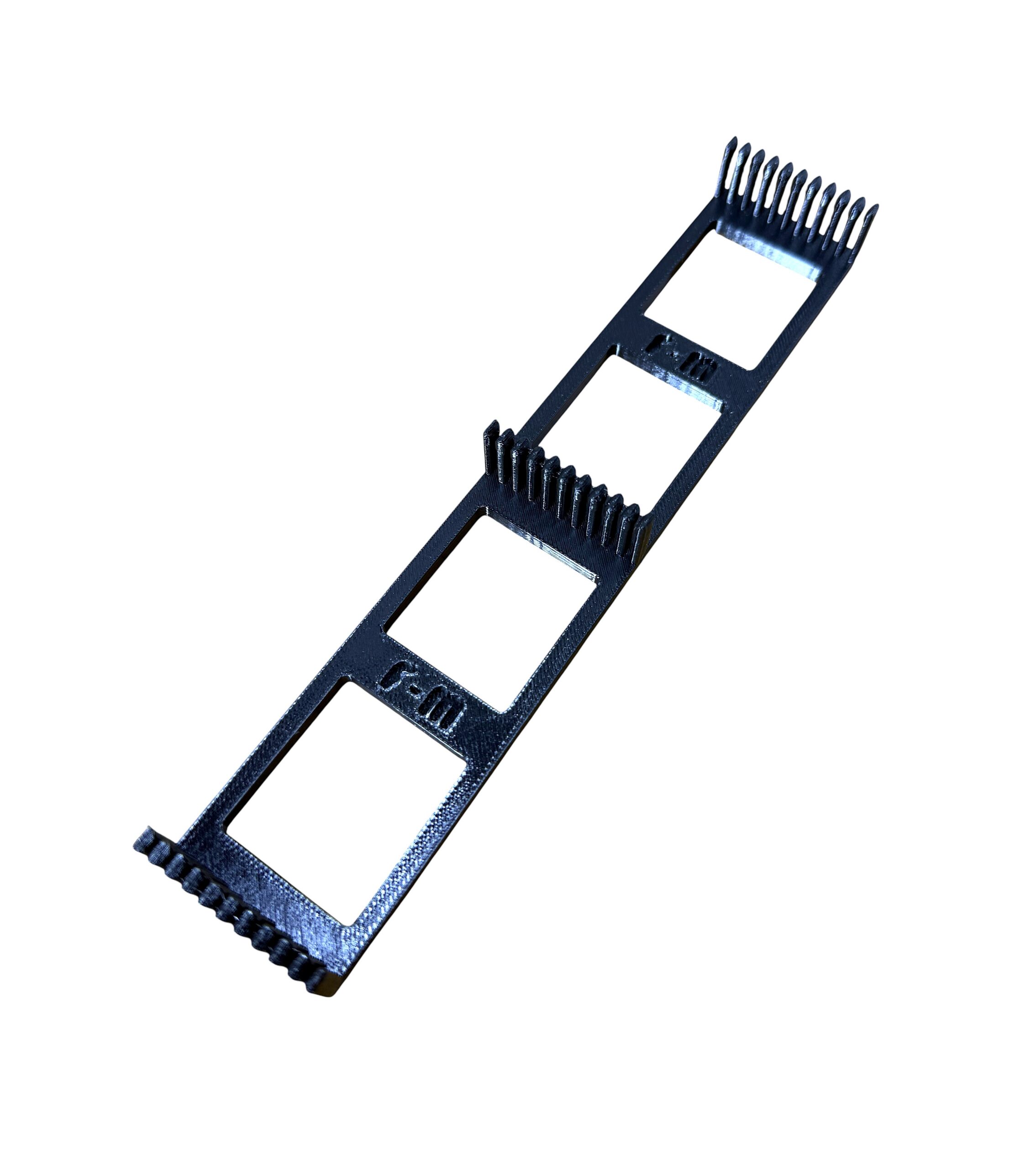 Organizer do kabli DuPont F-M (żeńsko-męskie) 181 × 35 × 18,8 mm – solidny uchwyt z PETG - obrazek 6