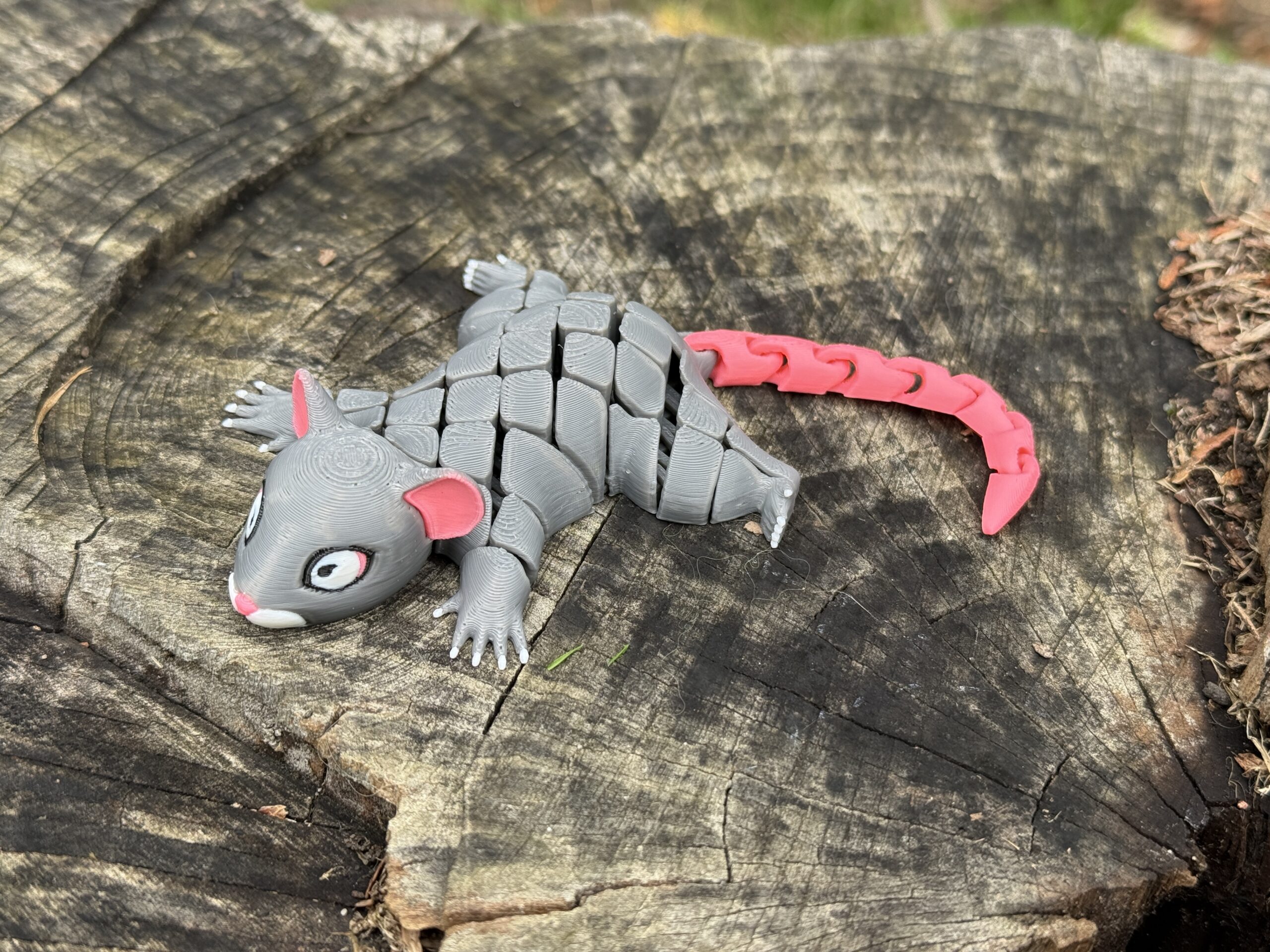 Myszka segmentowa 3D – ruchoma, elastyczna i przesłodka! Zabawka, prezent - obrazek 10