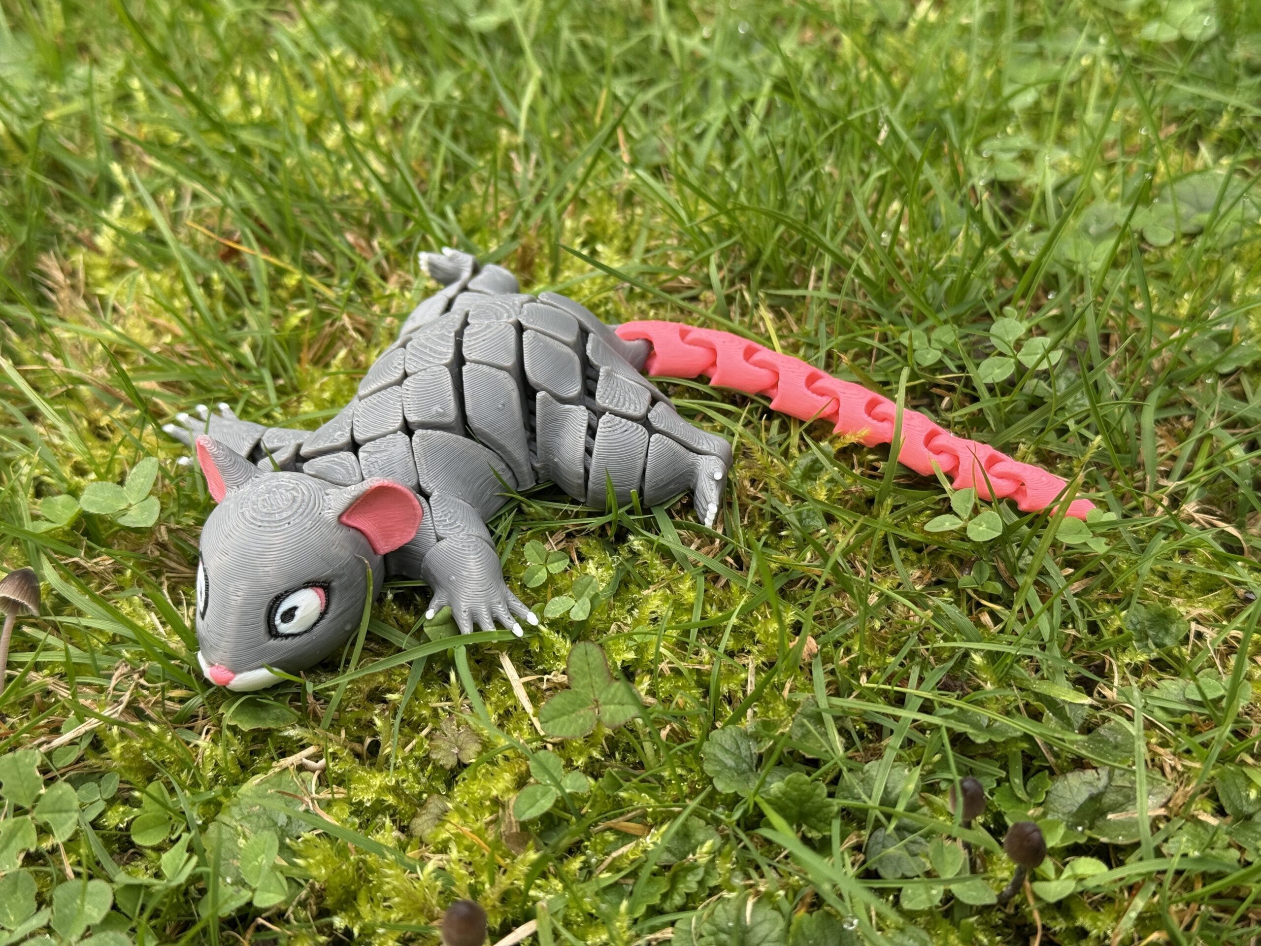 Myszka segmentowa 3D – ruchoma, elastyczna i przesłodka! Zabawka, prezent - obrazek 11