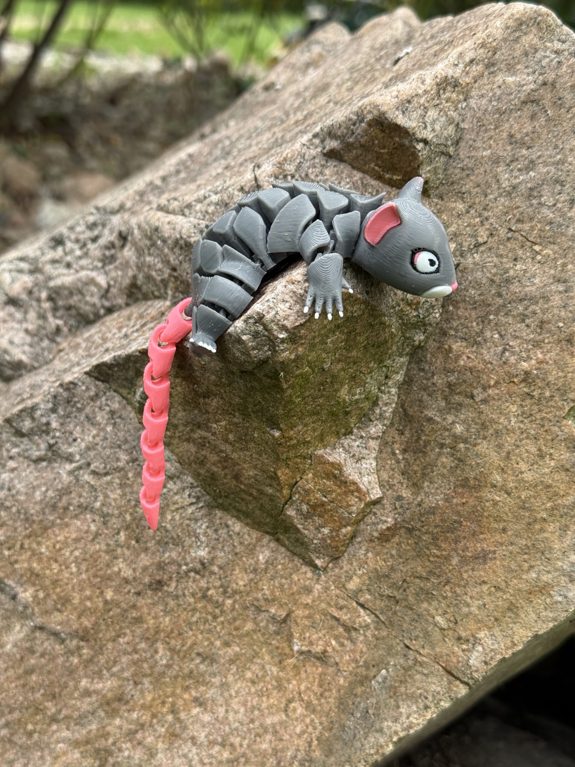 Myszka segmentowa 3D – ruchoma, elastyczna i przesłodka! Zabawka, prezent - obrazek 6