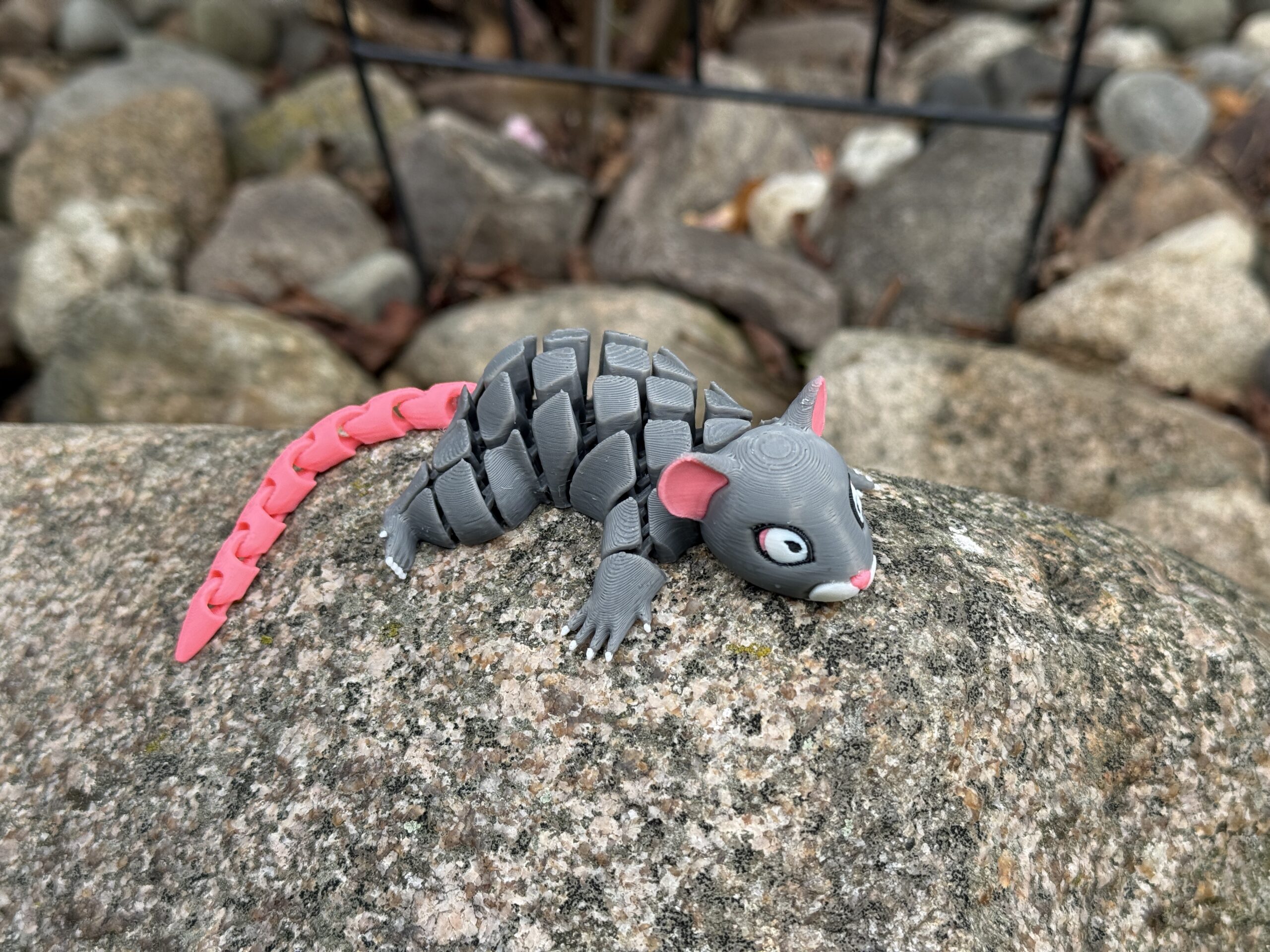 Myszka segmentowa 3D – ruchoma, elastyczna i przesłodka! Zabawka, prezent - obrazek 7