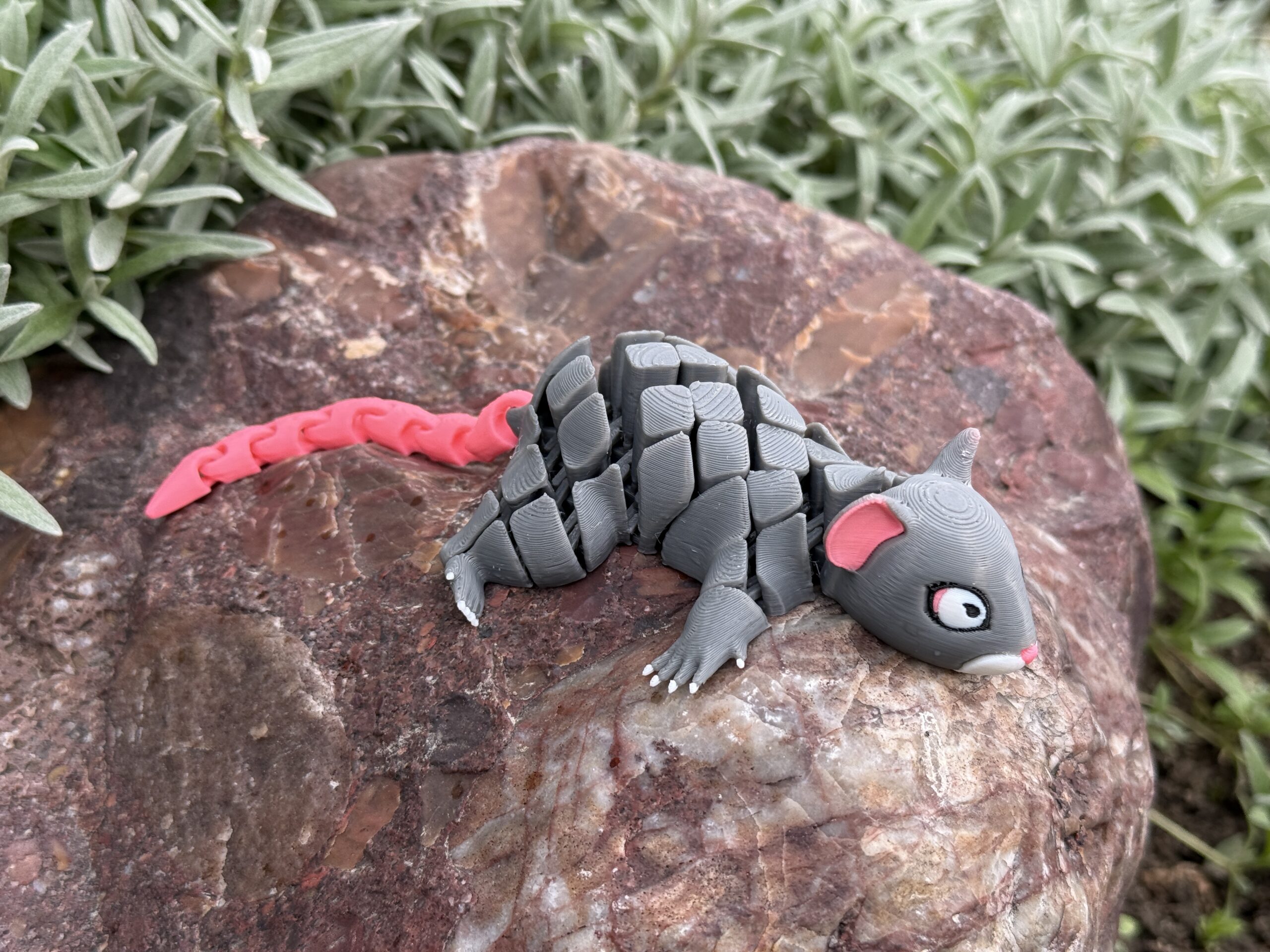 Myszka segmentowa 3D – ruchoma, elastyczna i przesłodka! Zabawka, prezent - obrazek 8