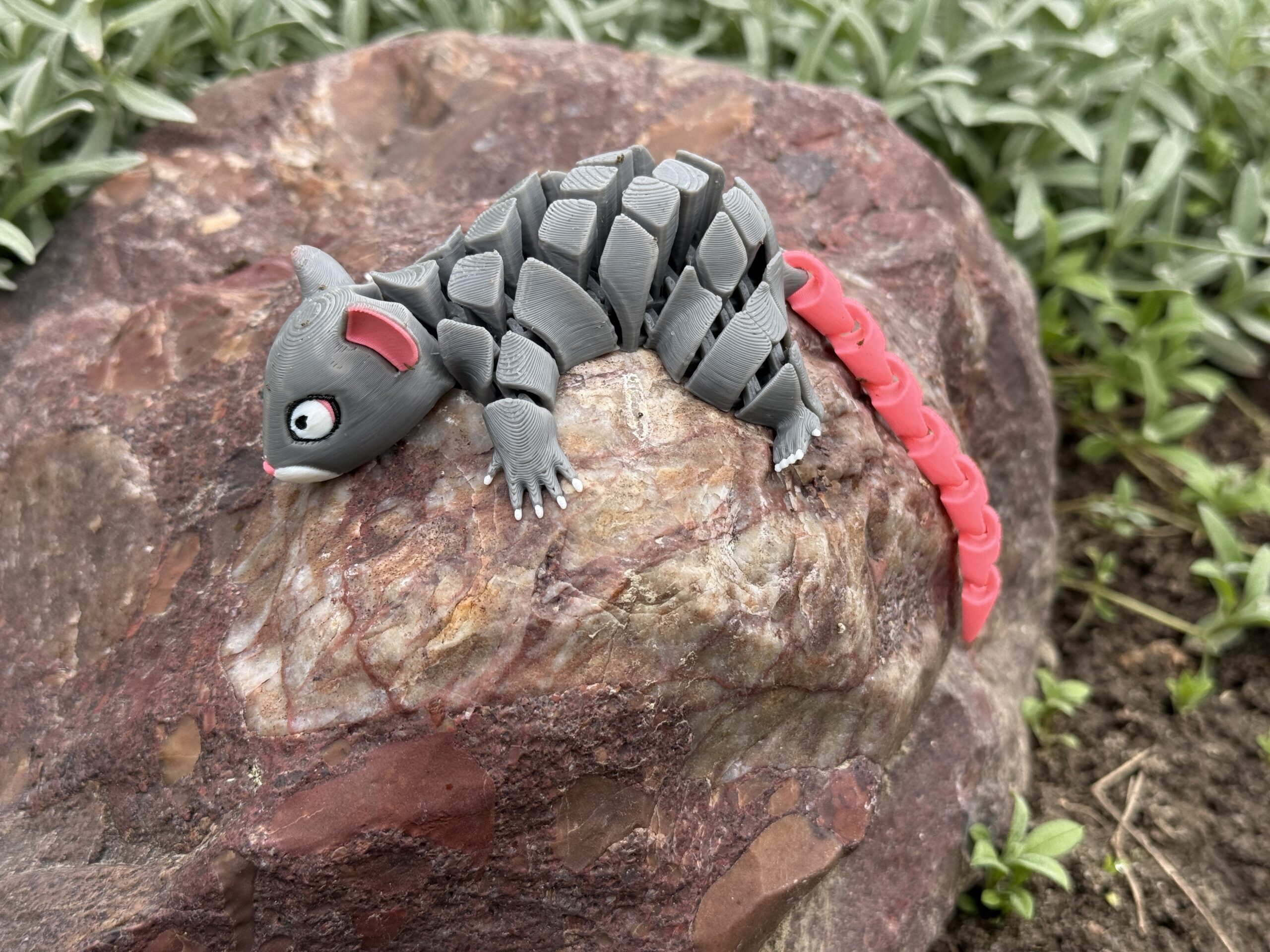 Myszka segmentowa 3D – ruchoma, elastyczna i przesłodka! Zabawka, prezent - obrazek 9