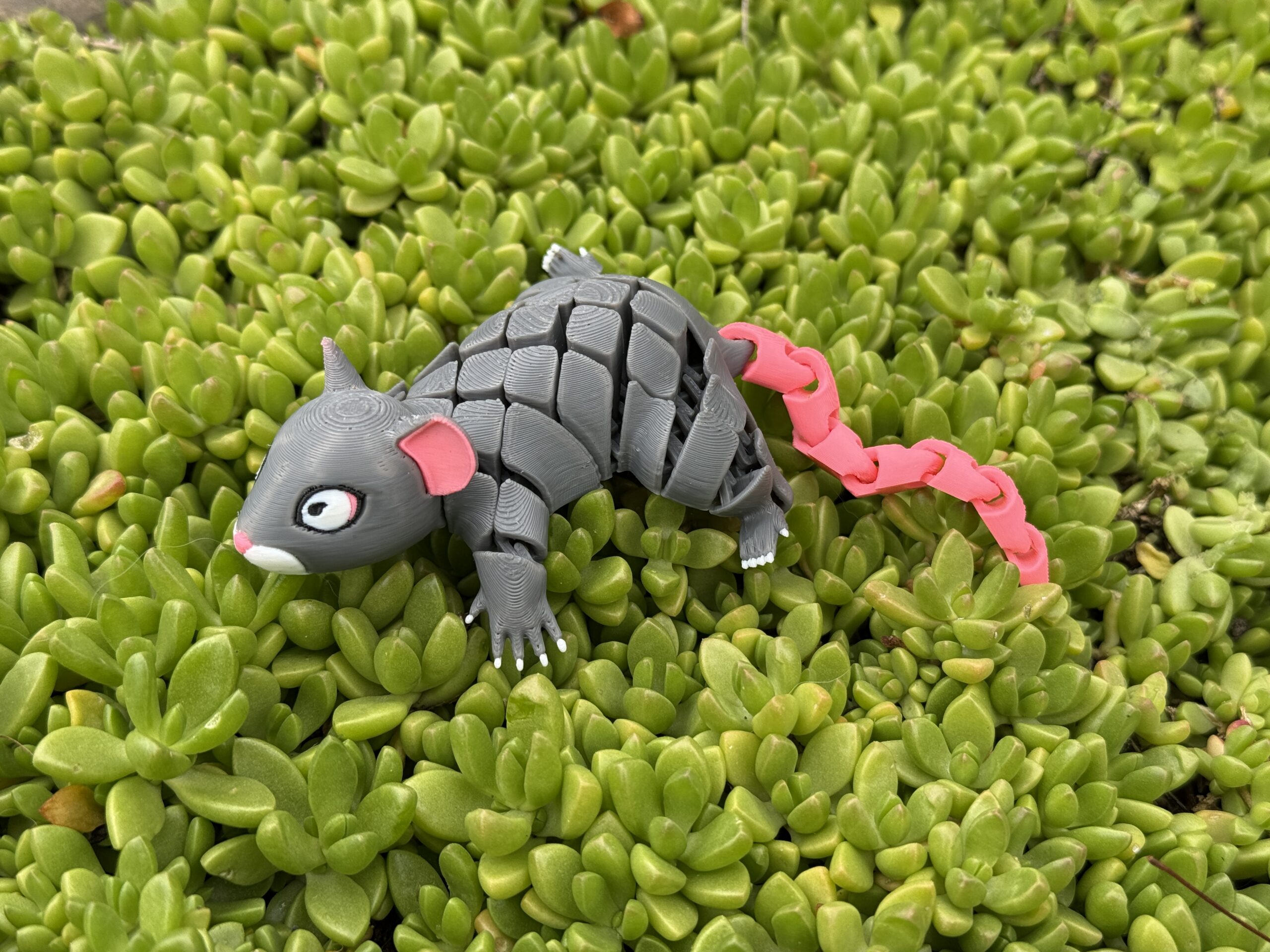 Myszka segmentowa 3D – ruchoma, elastyczna i przesłodka! Zabawka, prezent - obrazek 12