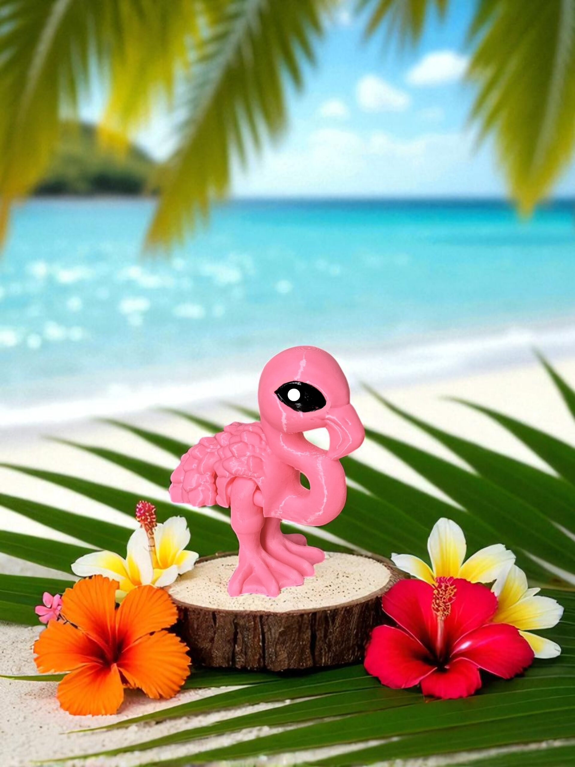 Flaming 3D – unikalna ruchoma figurka, prezent, ręczne malowanie (Kopia)