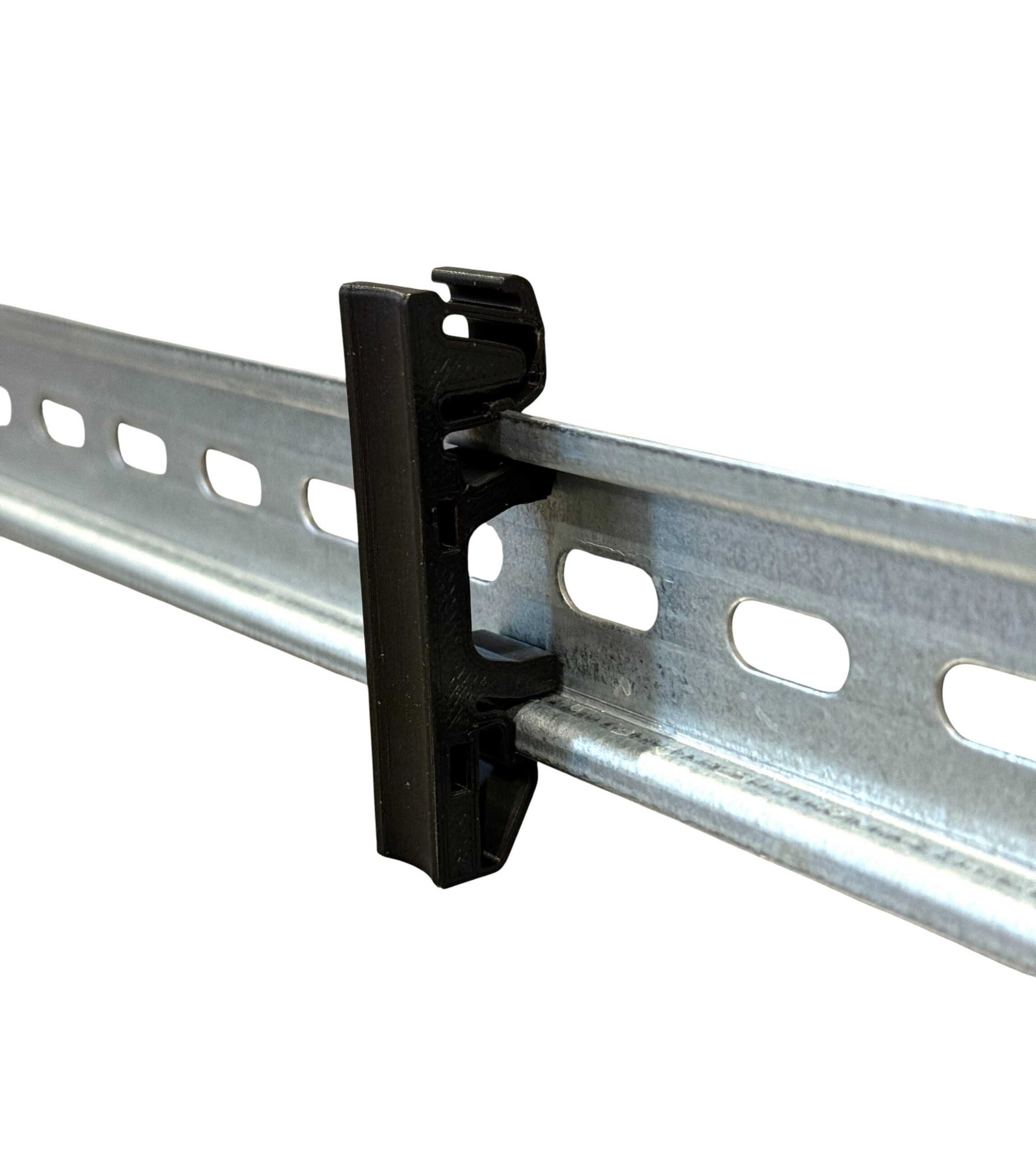 Uchwyt, prowadnica kabla na szynę DIN 35 mm – grubość 12 mm