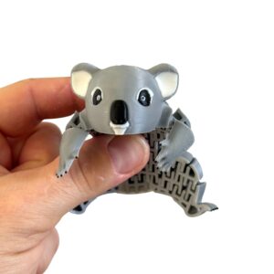 Segmentowy Koala – elastyczna, ruchoma figurka 3D, zabawka, prezent