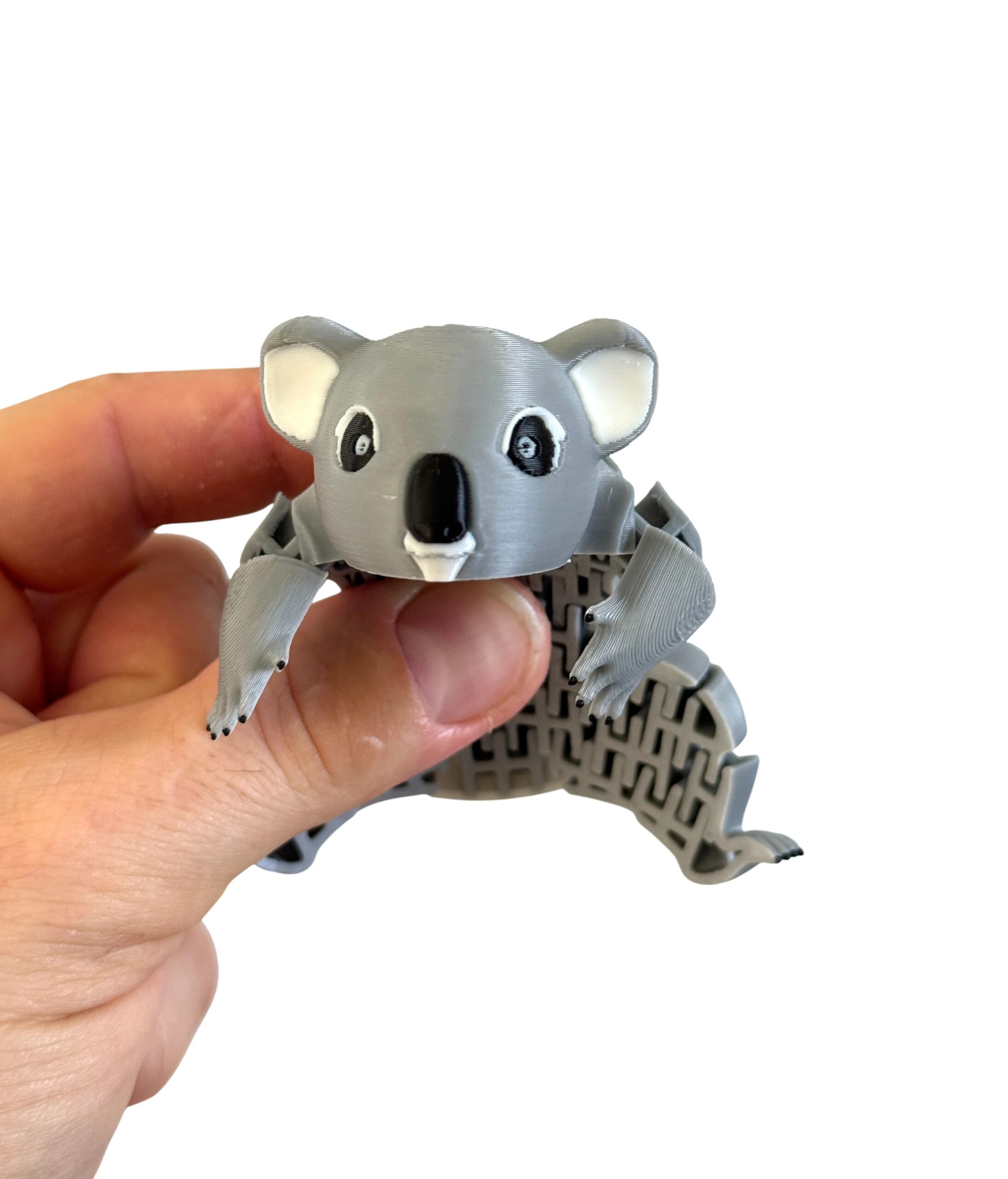 Segmentowy Koala – elastyczna, ruchoma figurka 3D, zabawka, prezent