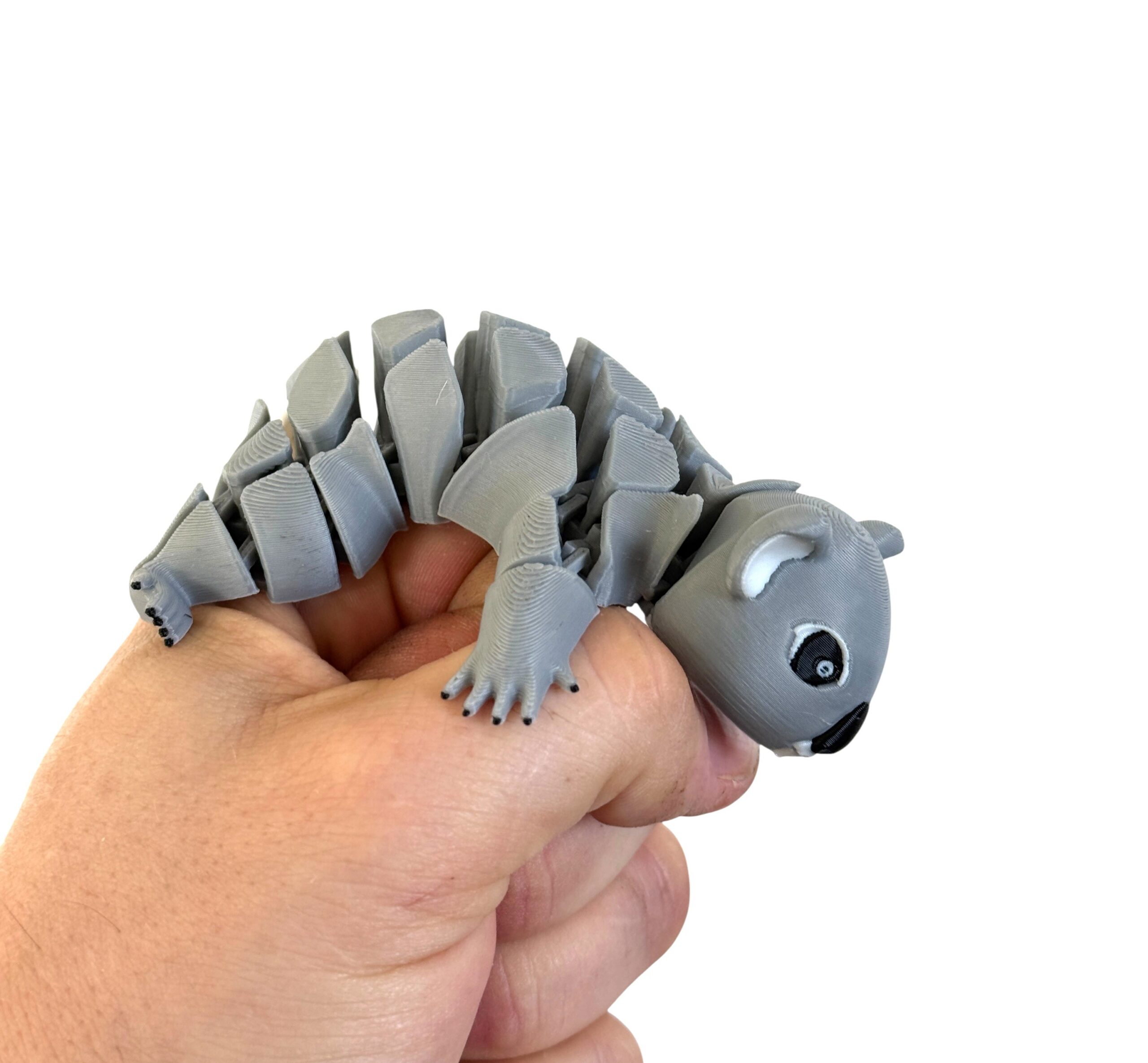 Segmentowy Koala – elastyczna, ruchoma figurka 3D, zabawka, prezent - obrazek 16