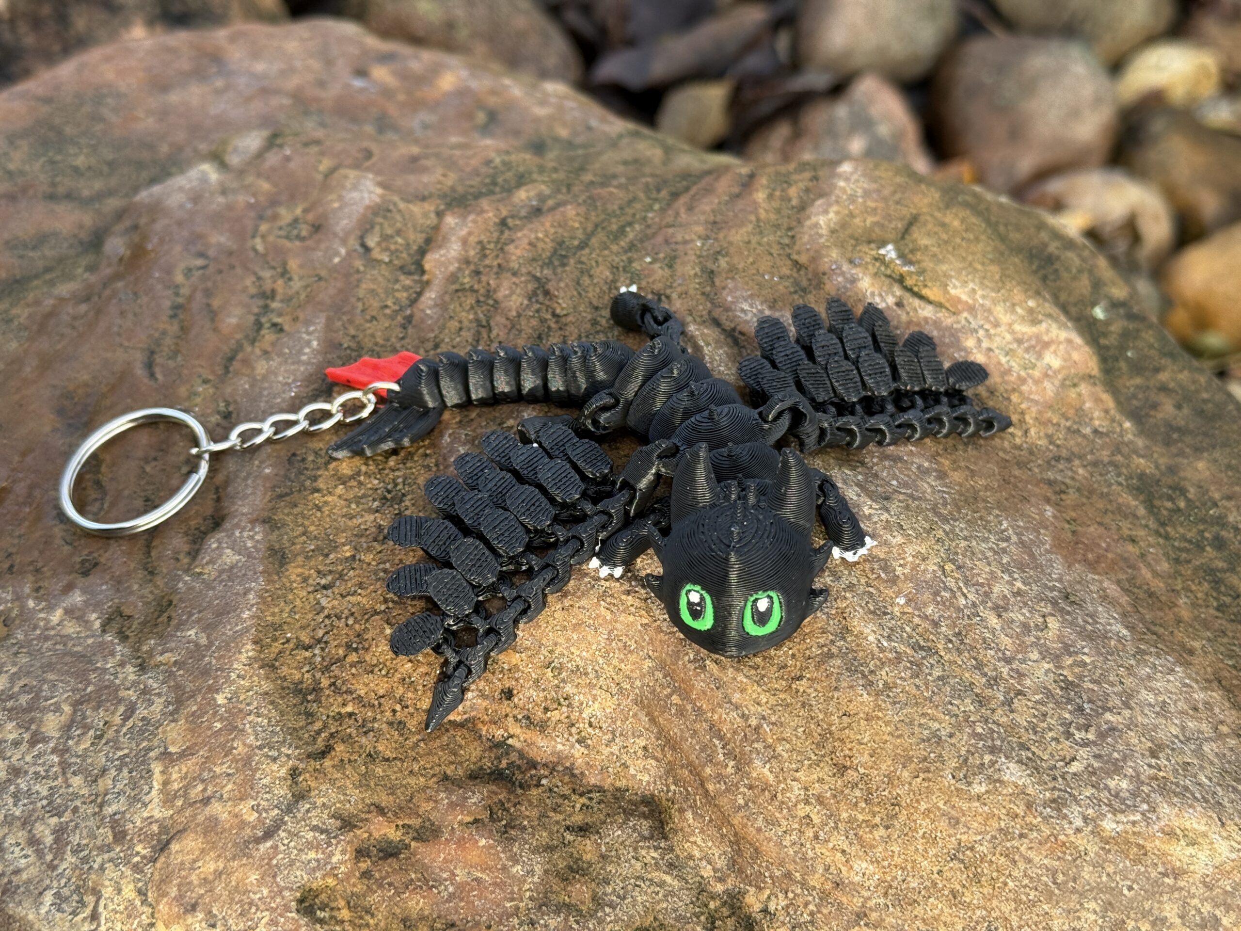 Szczerbatek 3D ruchomy Brelok – Nocna Furia z „Jak wytresować smoka” - obrazek 8