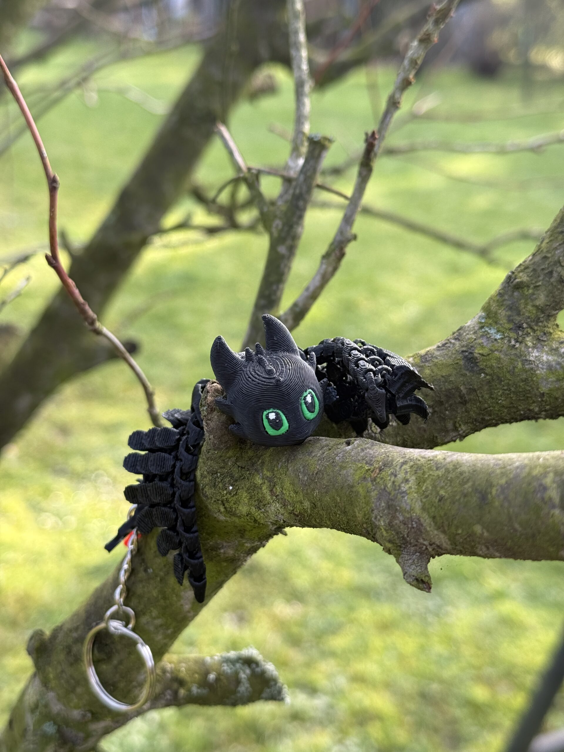 Szczerbatek 3D ruchomy Brelok – Nocna Furia z „Jak wytresować smoka” - obrazek 10