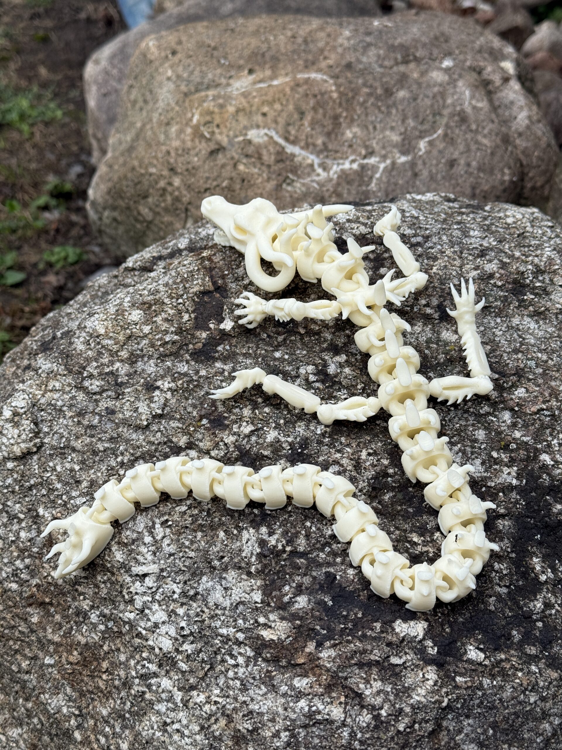 Szkieletowy Smok – przegubowa figura 3D zrodzona z mroku i pradawnych szkieletów - obrazek 14