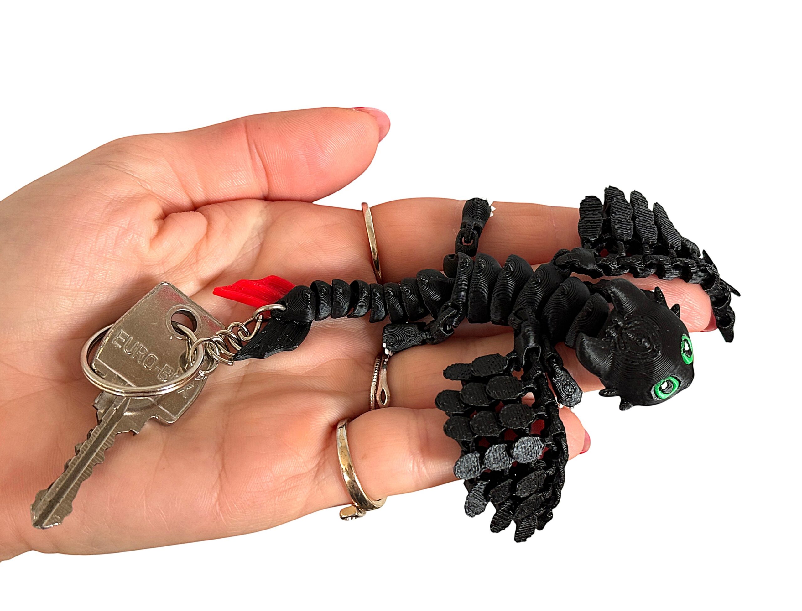 Szczerbatek 3D ruchomy Brelok – Nocna Furia z „Jak wytresować smoka” - obrazek 15