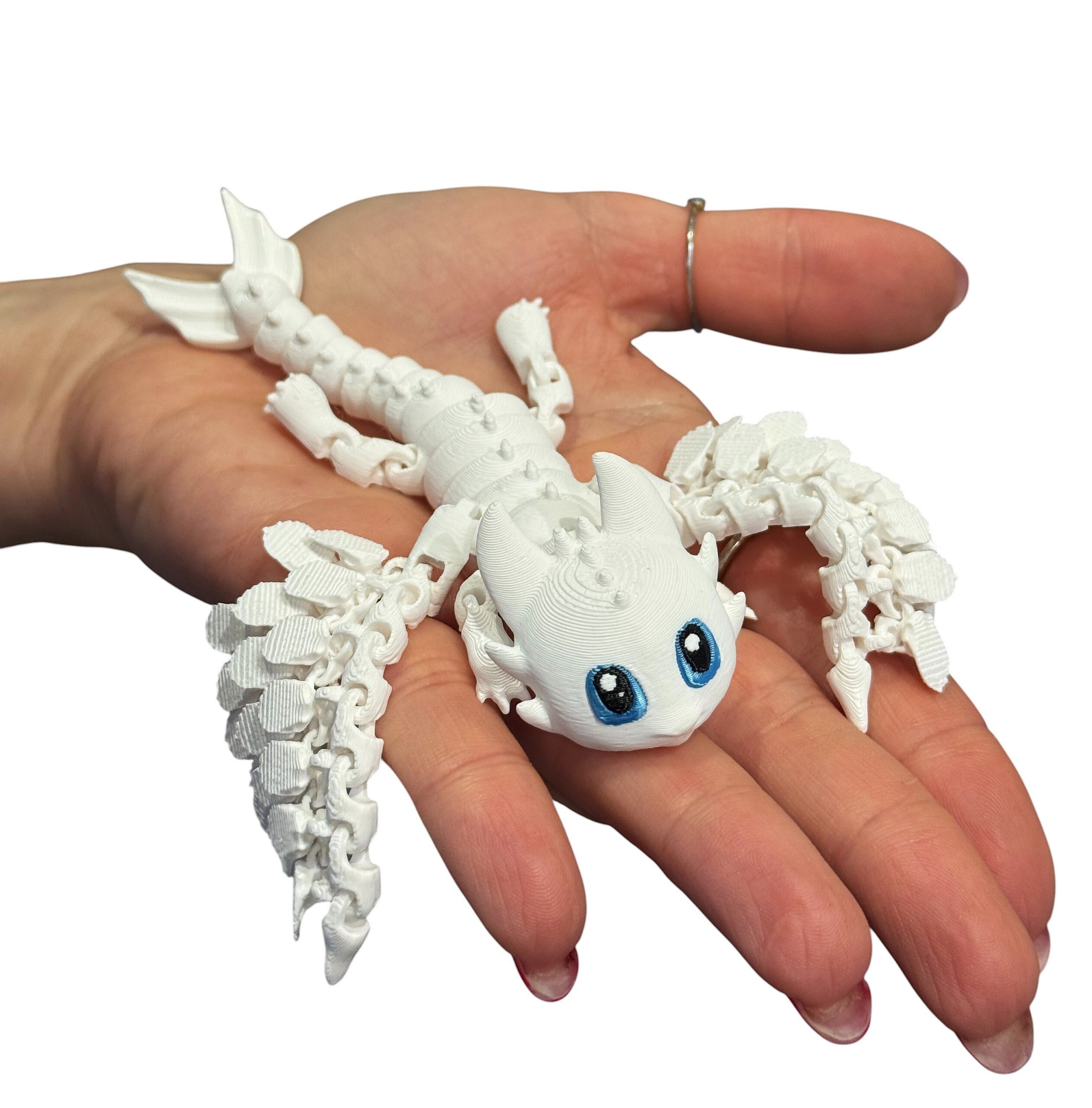 Biała Furia 3D – przegubowa figurka inspirowana „Jak wytresować smoka” - obrazek 13