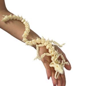 Szkieletowy Smok – przegubowa figura 3D zrodzona z mroku i pradawnych szkieletów