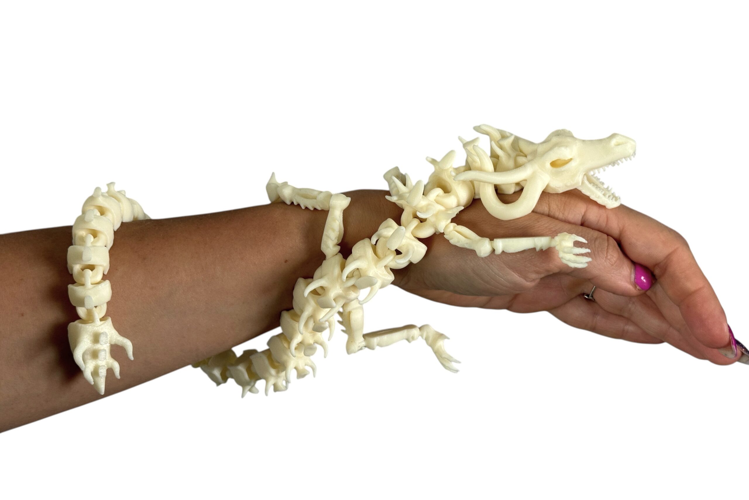 Szkieletowy Smok – przegubowa figura 3D zrodzona z mroku i pradawnych szkieletów - obrazek 5