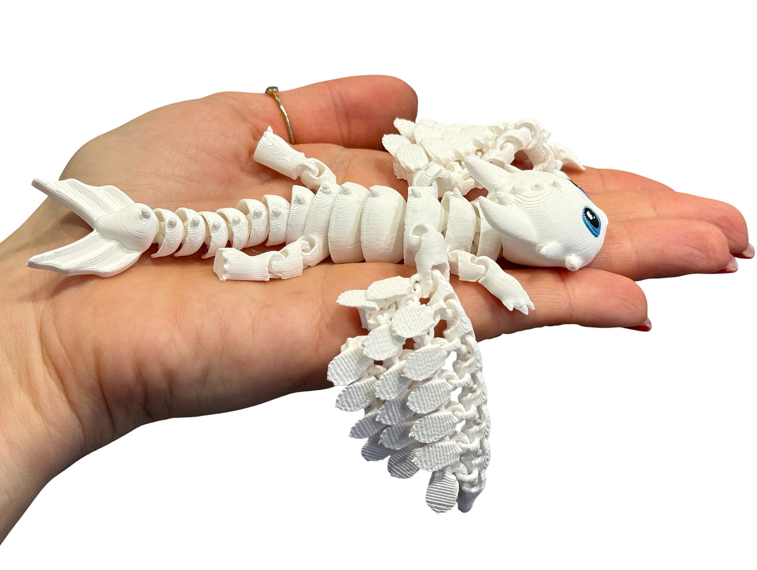 Biała Furia 3D – przegubowa figurka inspirowana „Jak wytresować smoka” - obrazek 15