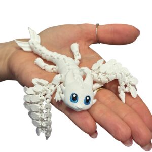 Biała Furia 3D – przegubowa figurka inspirowana „Jak wytresować smoka”