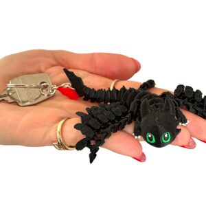 Szczerbatek 3D ruchomy Brelok – Nocna Furia z „Jak wytresować smoka”
