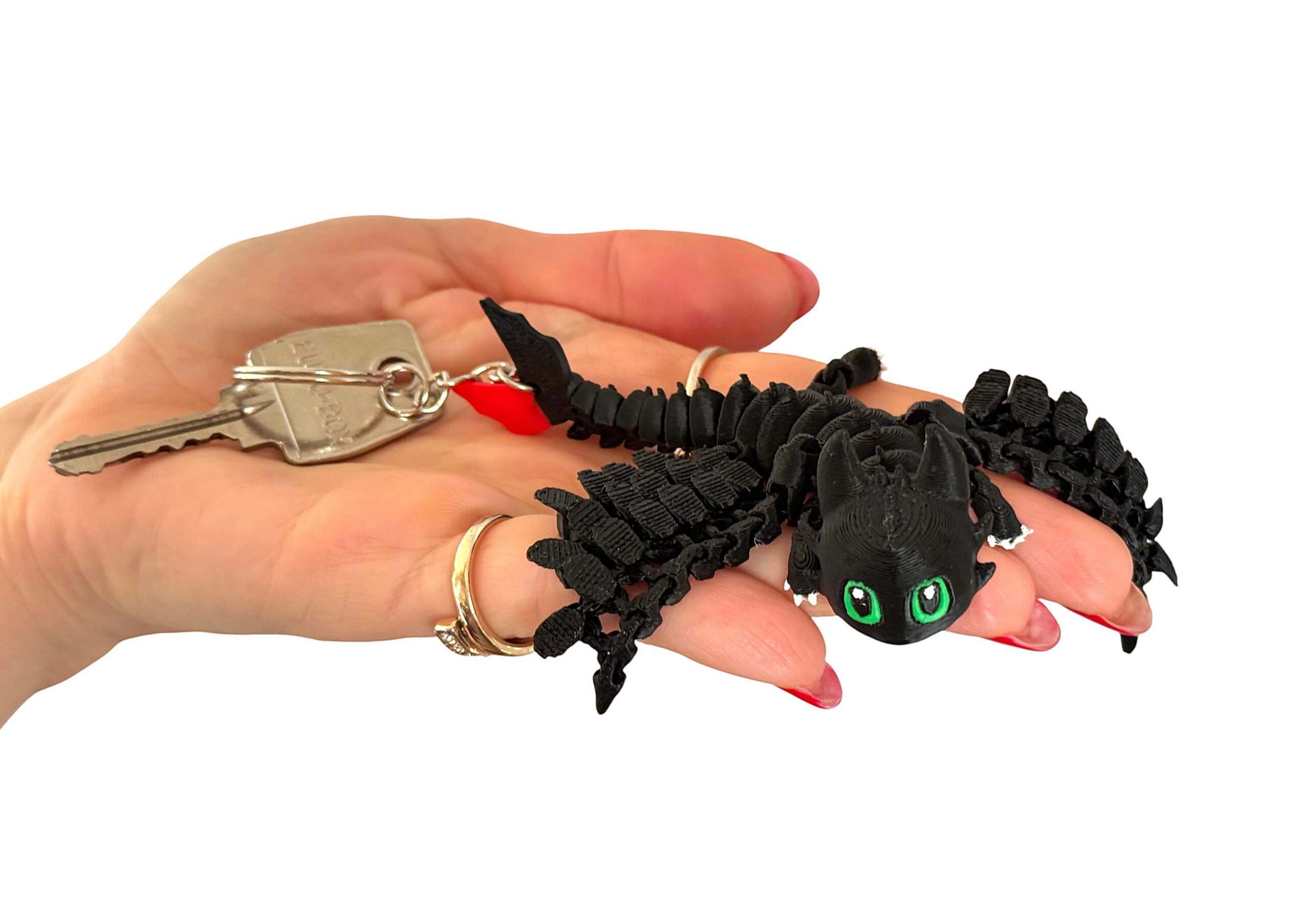 Szczerbatek 3D ruchomy Brelok – Nocna Furia z „Jak wytresować smoka”