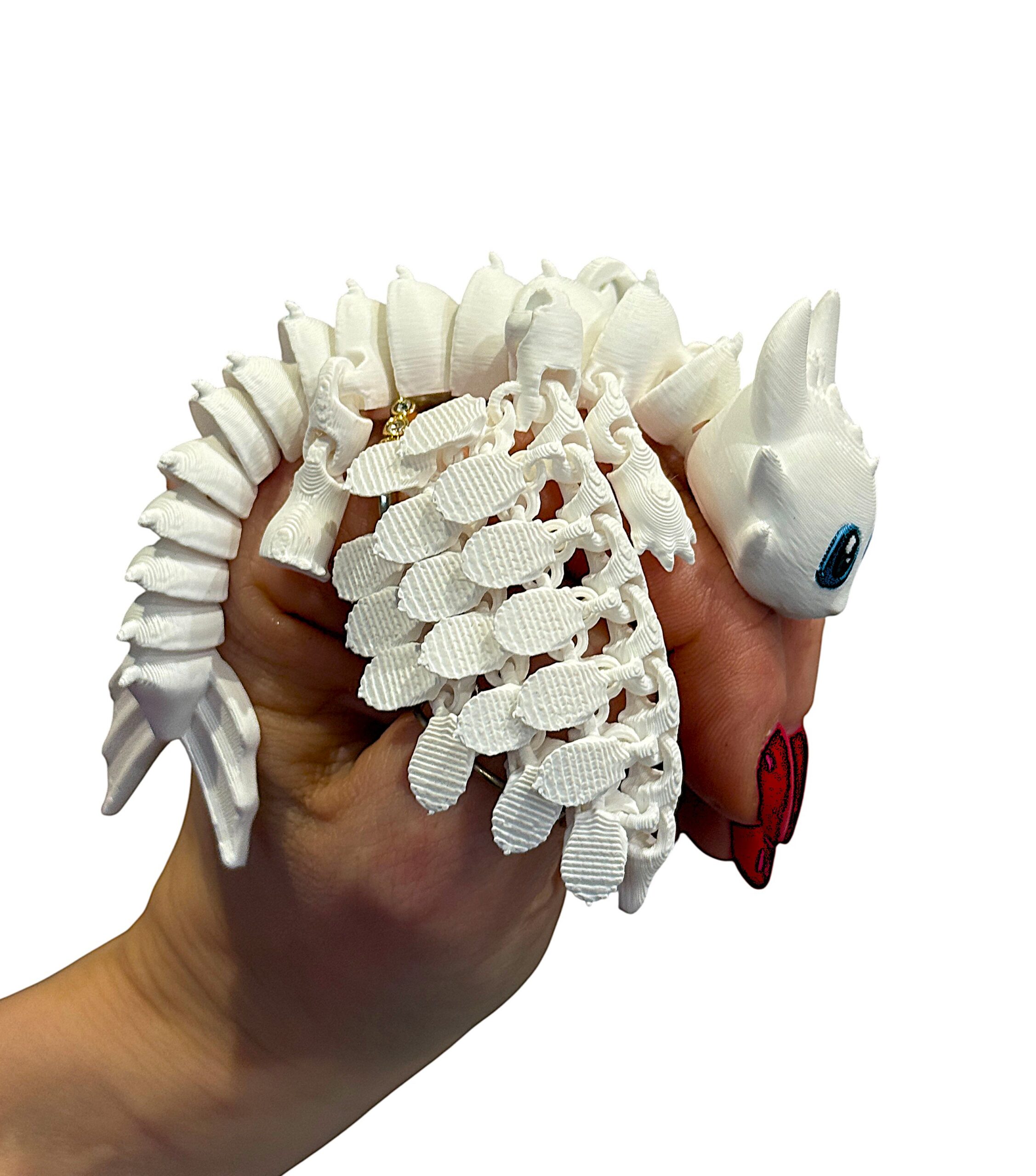 Biała Furia 3D – przegubowa figurka inspirowana „Jak wytresować smoka” - obrazek 16