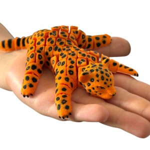 Lampart Plamisty 3D – Segmentowa, Ruchoma Figurka, zabawka
