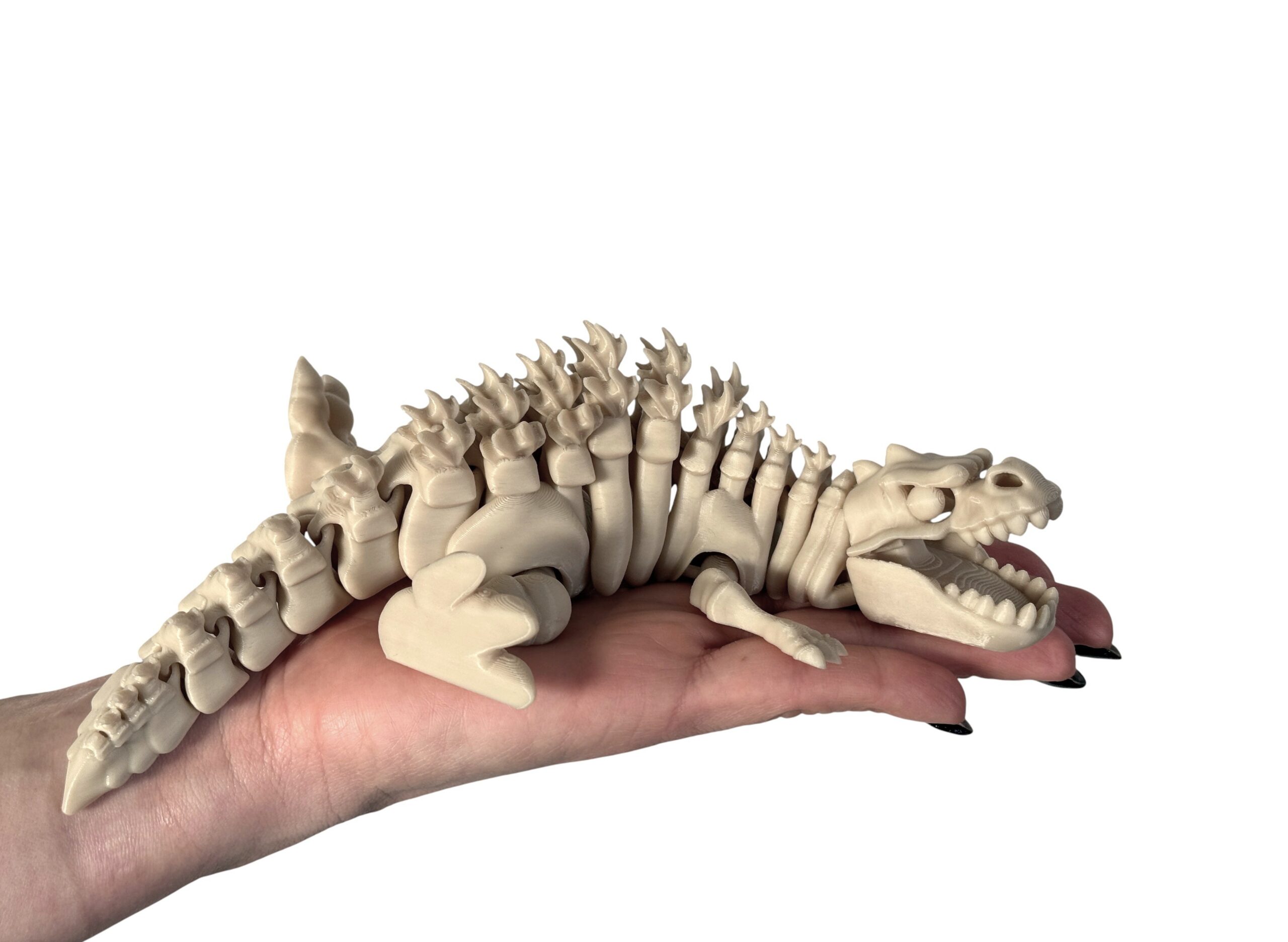 Godzilla 3D – szkielet legendarnego tytana, ruchoma figurka 3D z otwieraną paszczą - obrazek 2