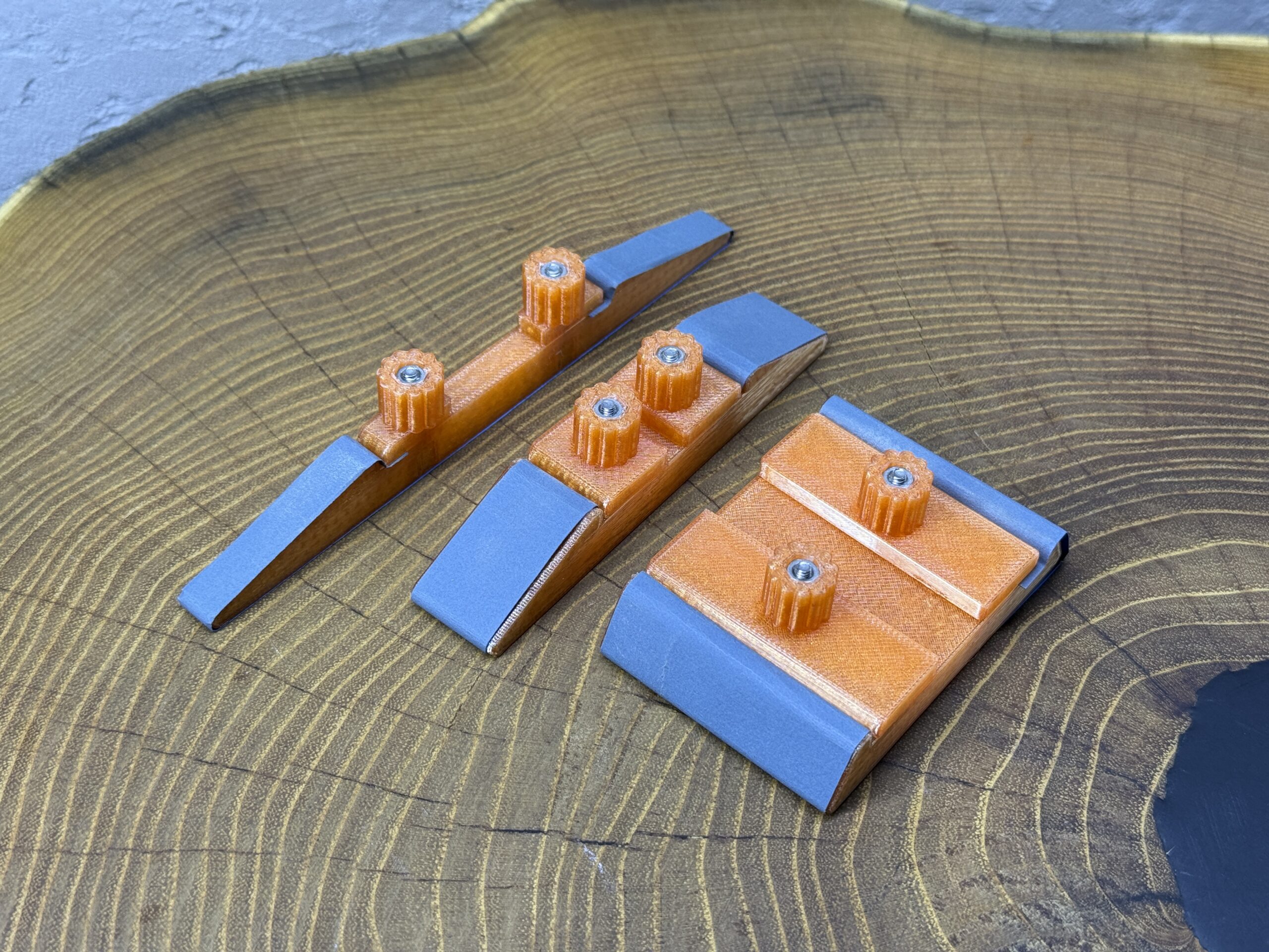 Zestaw 3 uchwytów na papier i płótno ścierne – narzędzie do szlifowania, modelarstwo, DIY - obrazek 4