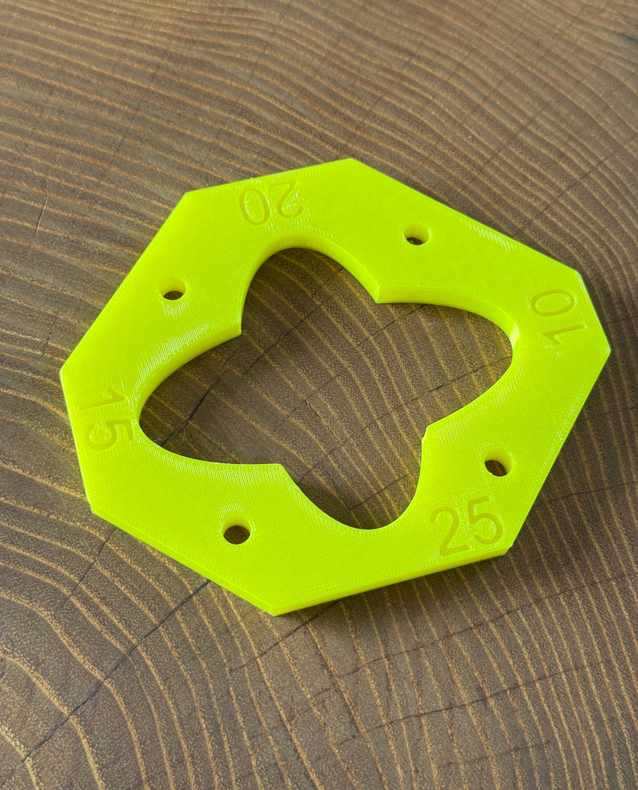 Szablon / wzornik do frezowania narożników 12w1 / 10-50 mm - obrazek 3