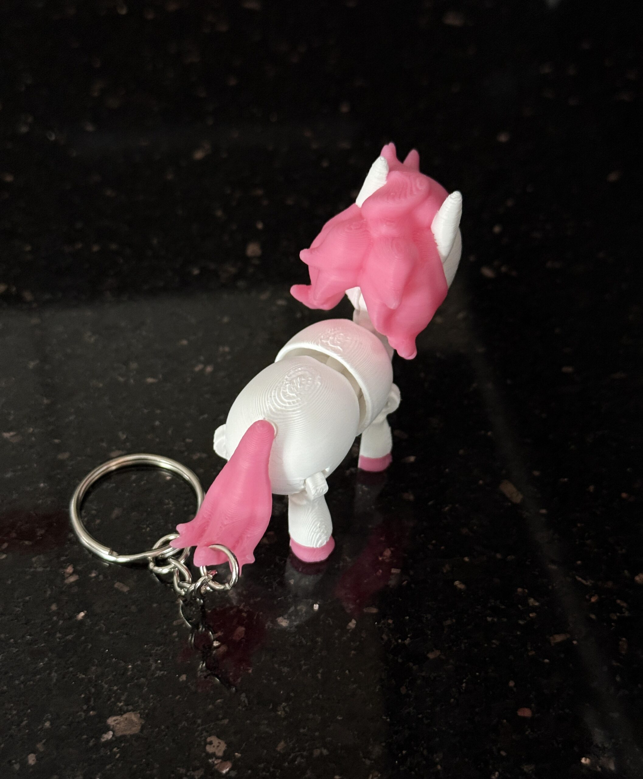 Konik, Kucyk Pony 3D – brelok, słodka mini figurka, zabawka, prezent - obrazek 4