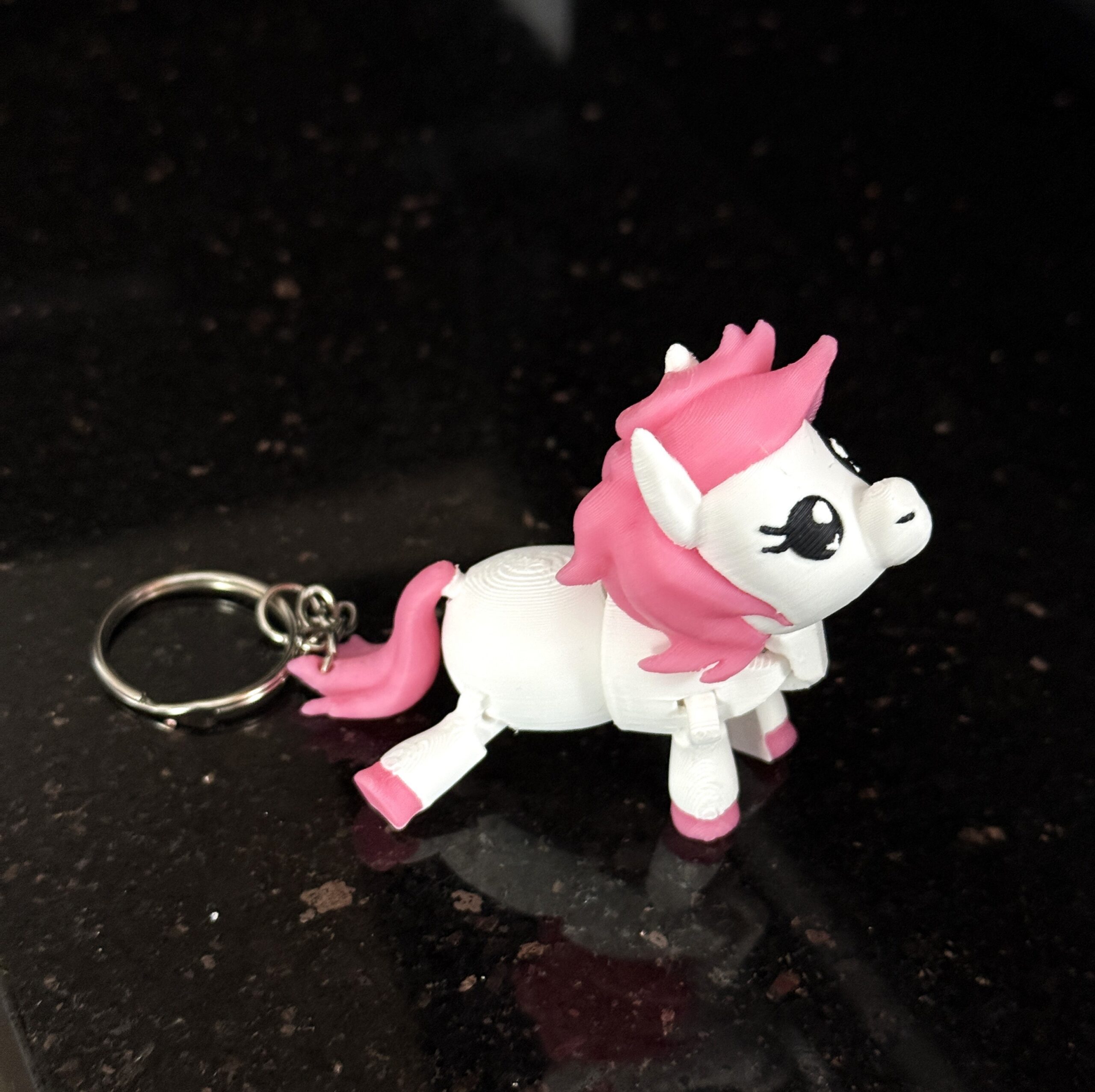 Konik, Kucyk Pony 3D – brelok, słodka mini figurka, zabawka, prezent - obrazek 5