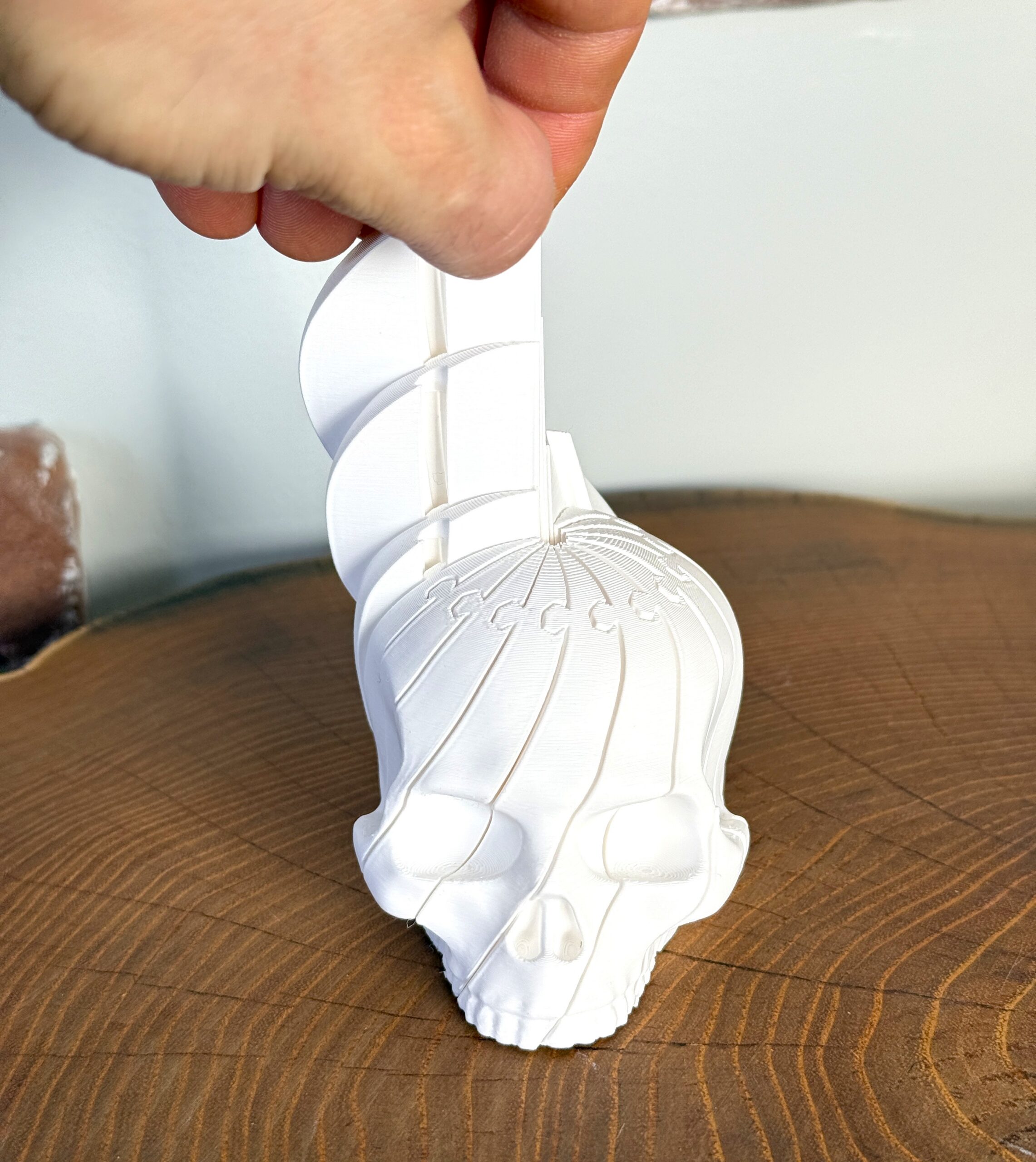 Czaszka Fidget XL 3D– płynny, ruchomy gadżet relaksacyjny, antystresowy, zabawka - obrazek 9