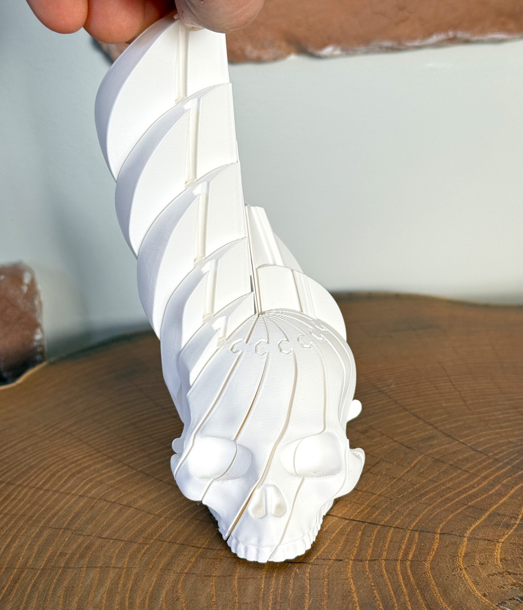 Czaszka Fidget XL 3D– płynny, ruchomy gadżet relaksacyjny, antystresowy, zabawka - obrazek 10