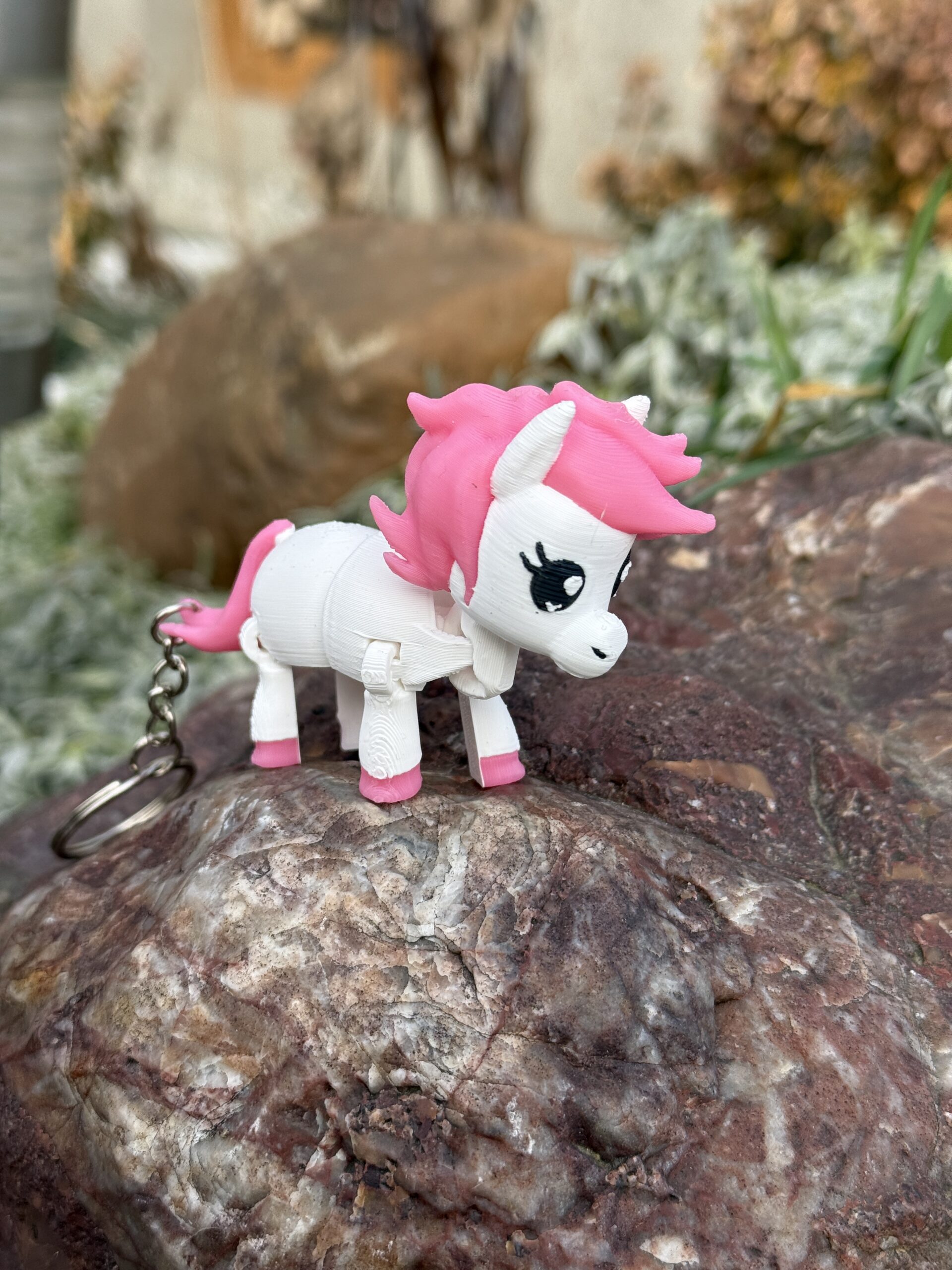 Konik, Kucyk Pony 3D – brelok, słodka mini figurka, zabawka, prezent - obrazek 6