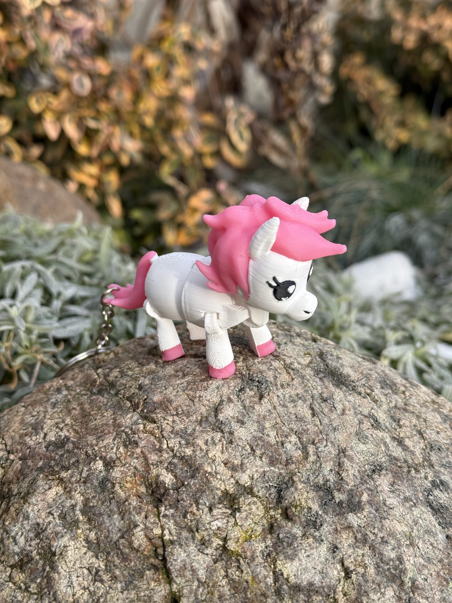 Konik, Kucyk Pony 3D – brelok, słodka mini figurka, zabawka, prezent - obrazek 7