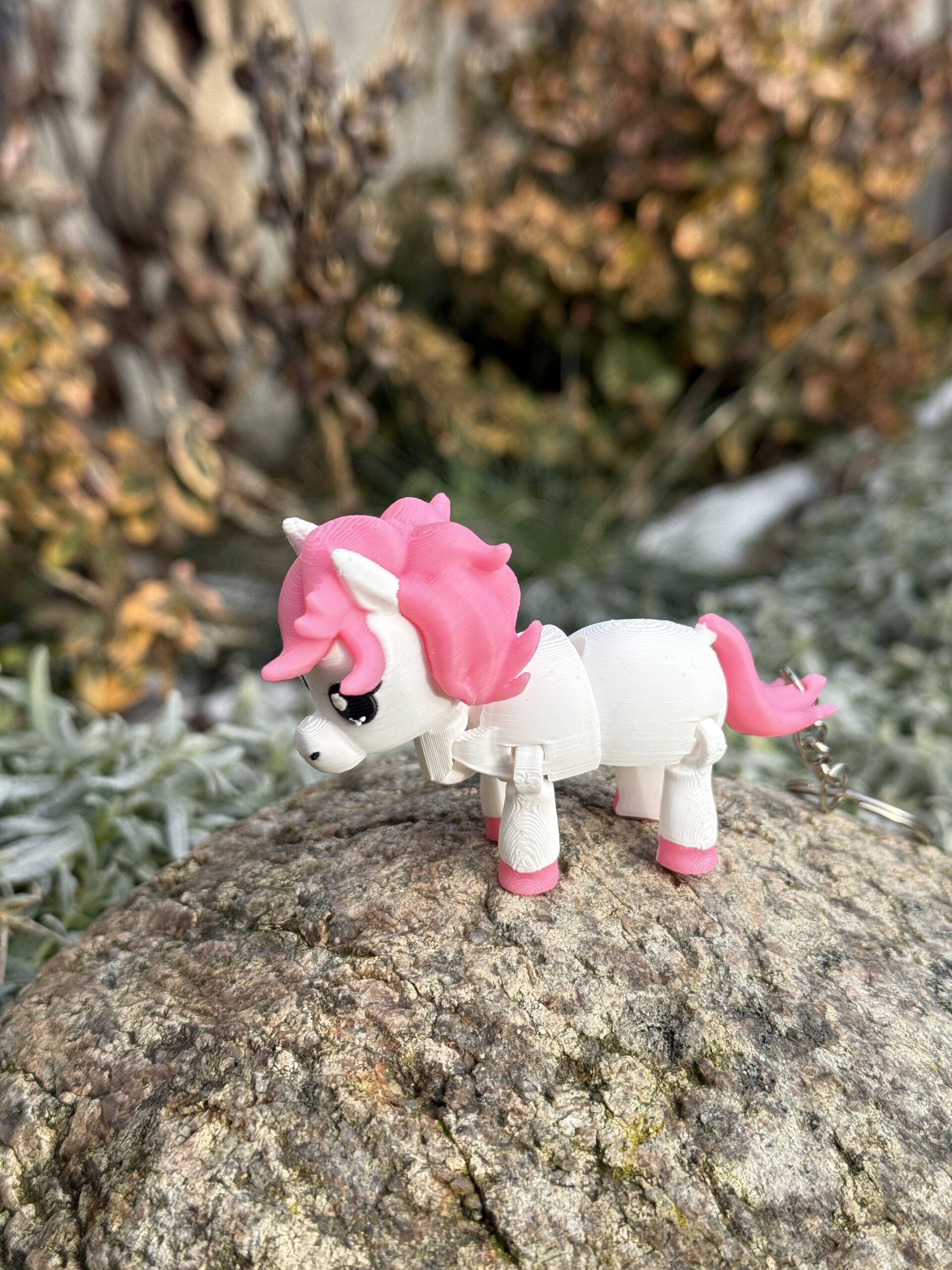 Konik, Kucyk Pony 3D – brelok, słodka mini figurka, zabawka, prezent - obrazek 8