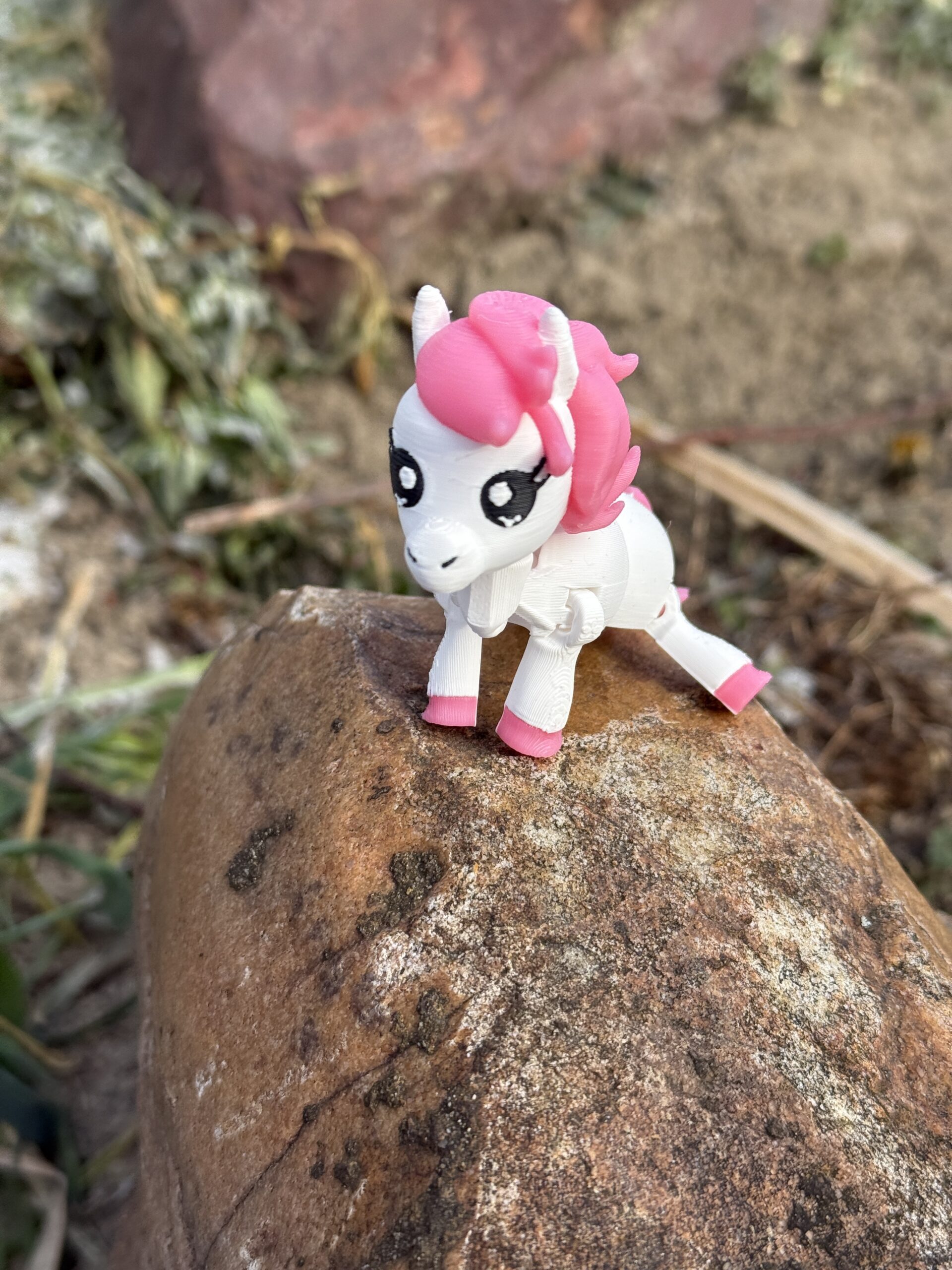 Konik, Kucyk Pony 3D – brelok, słodka mini figurka, zabawka, prezent - obrazek 10