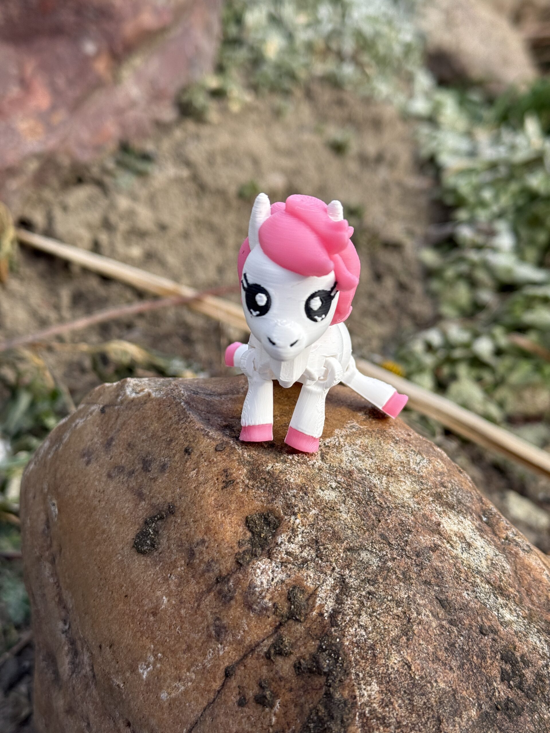 Konik, Kucyk Pony 3D – brelok, słodka mini figurka, zabawka, prezent - obrazek 11