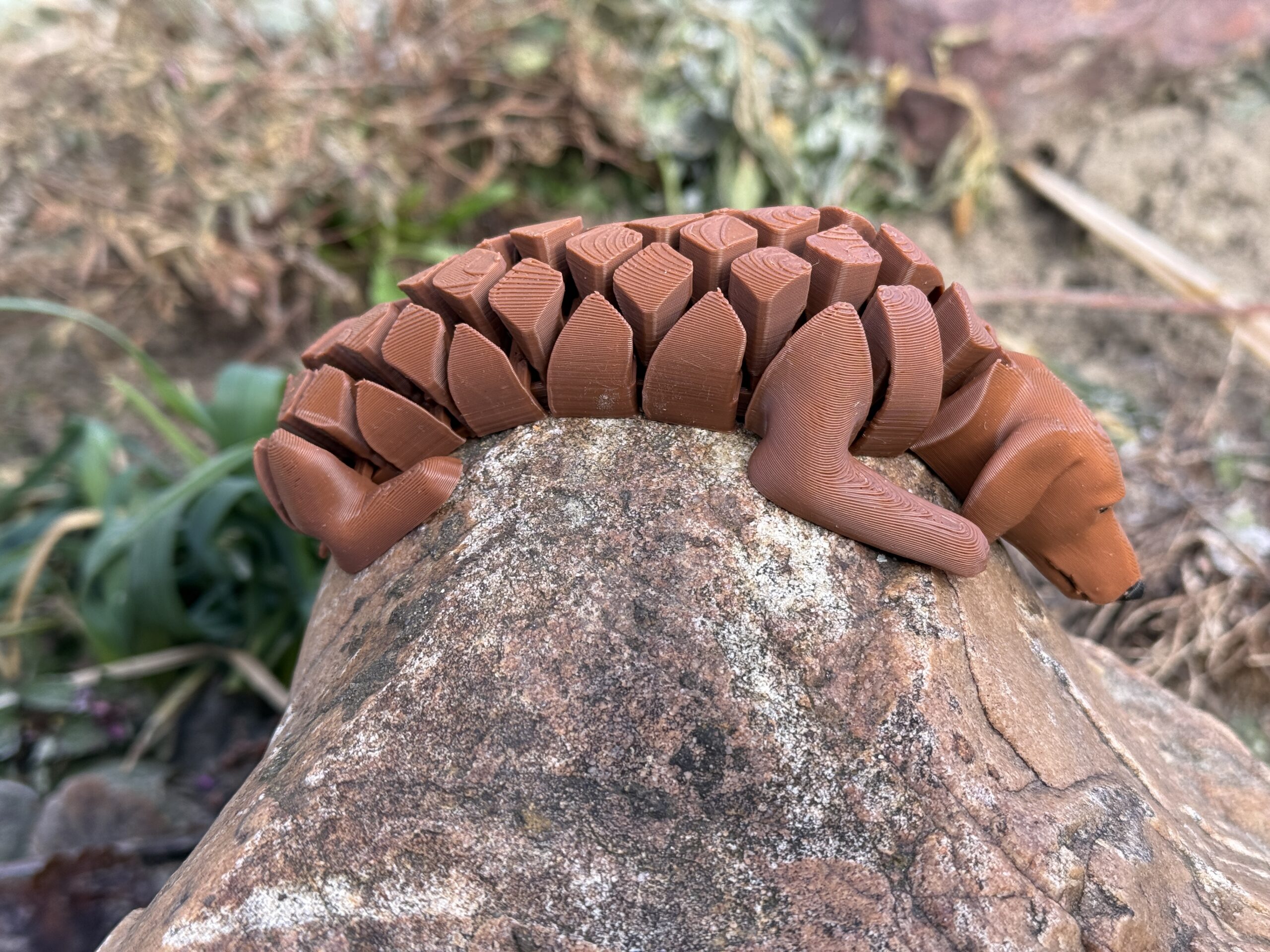 Jamnik 3D – Segmentowa figurka, piesek z charakterem, zabawka, prezent - obrazek 8