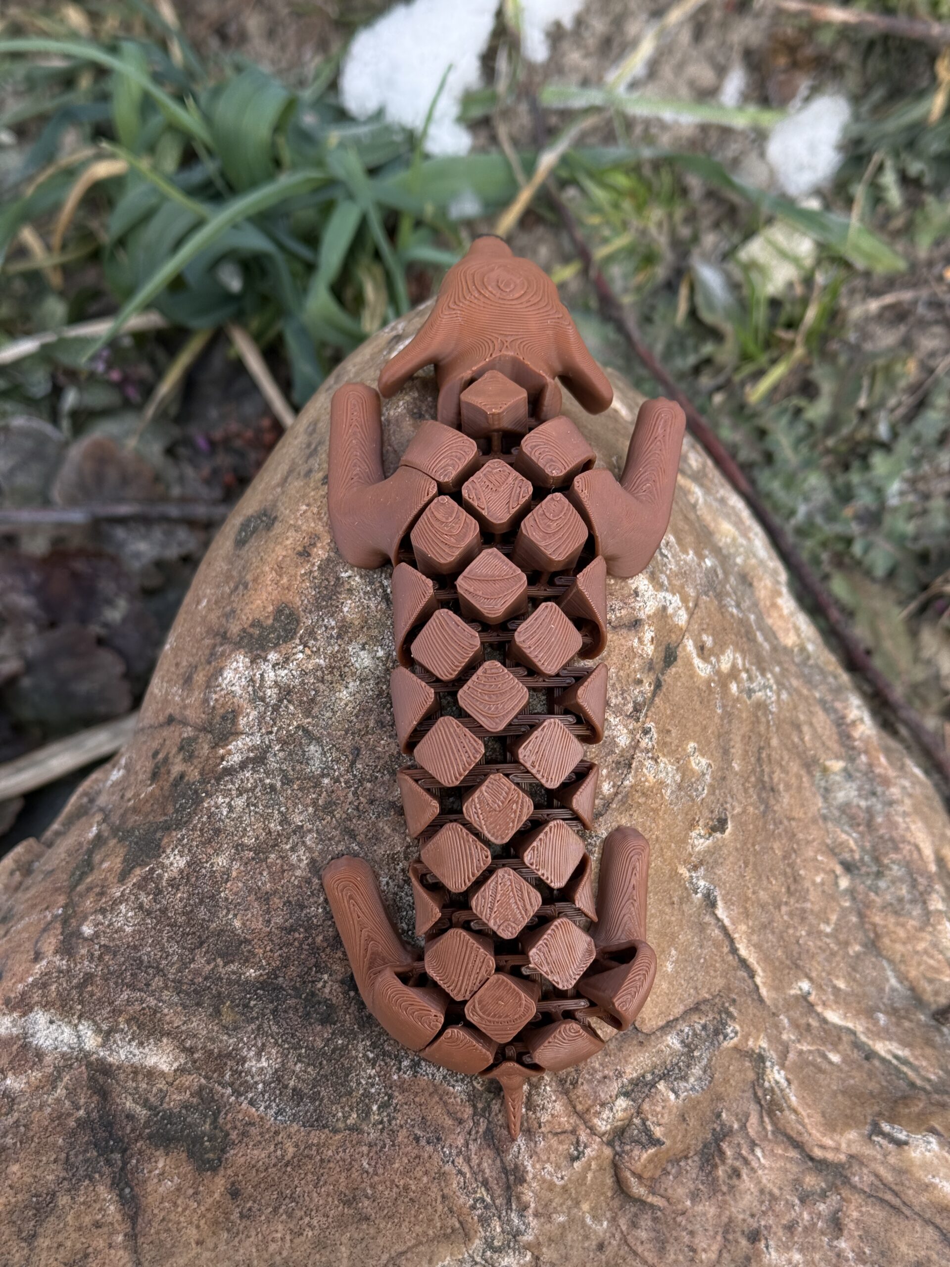 Jamnik 3D – Segmentowa figurka, piesek z charakterem, zabawka, prezent - obrazek 13