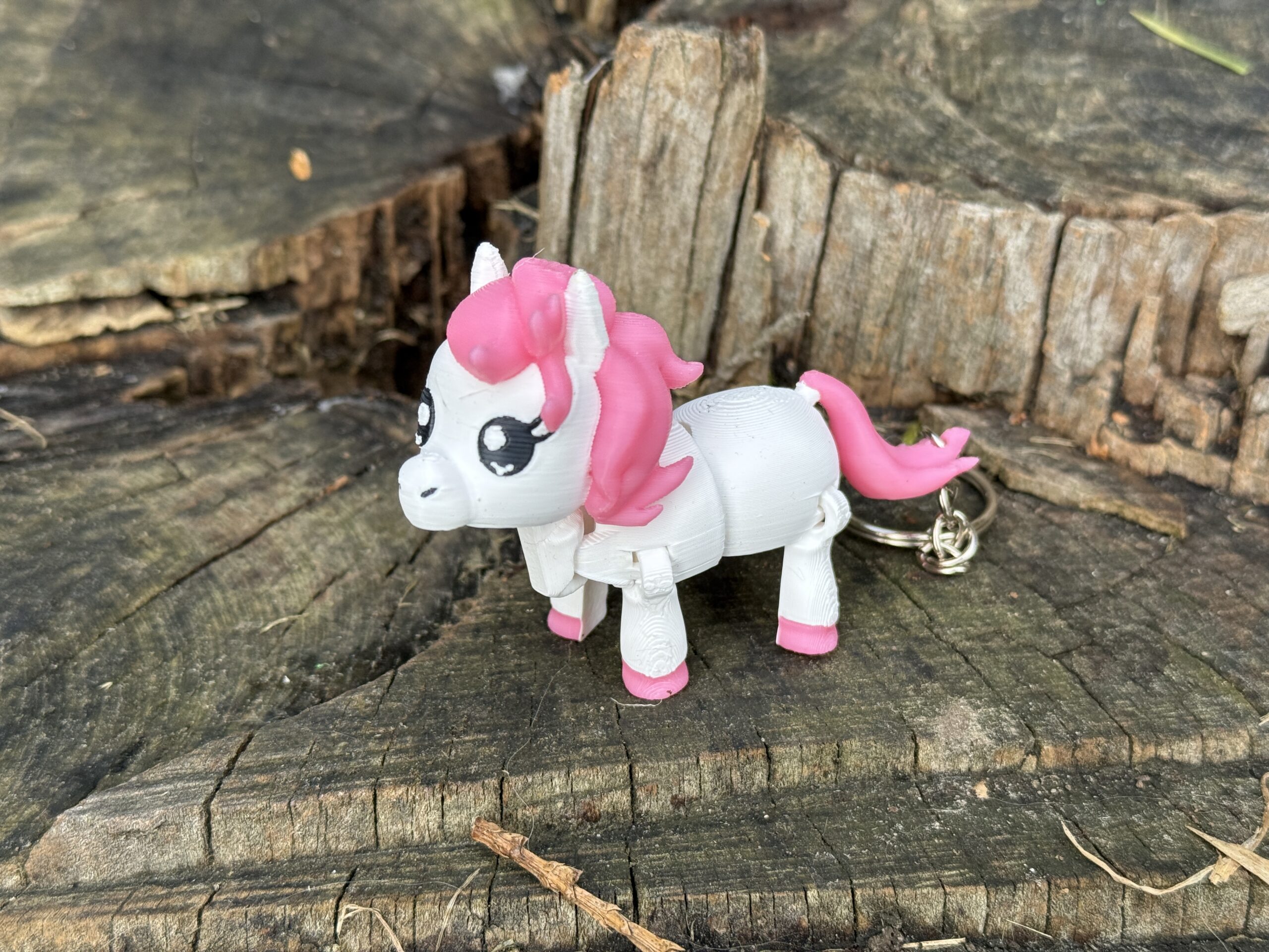 Konik, Kucyk Pony 3D – brelok, słodka mini figurka, zabawka, prezent - obrazek 13