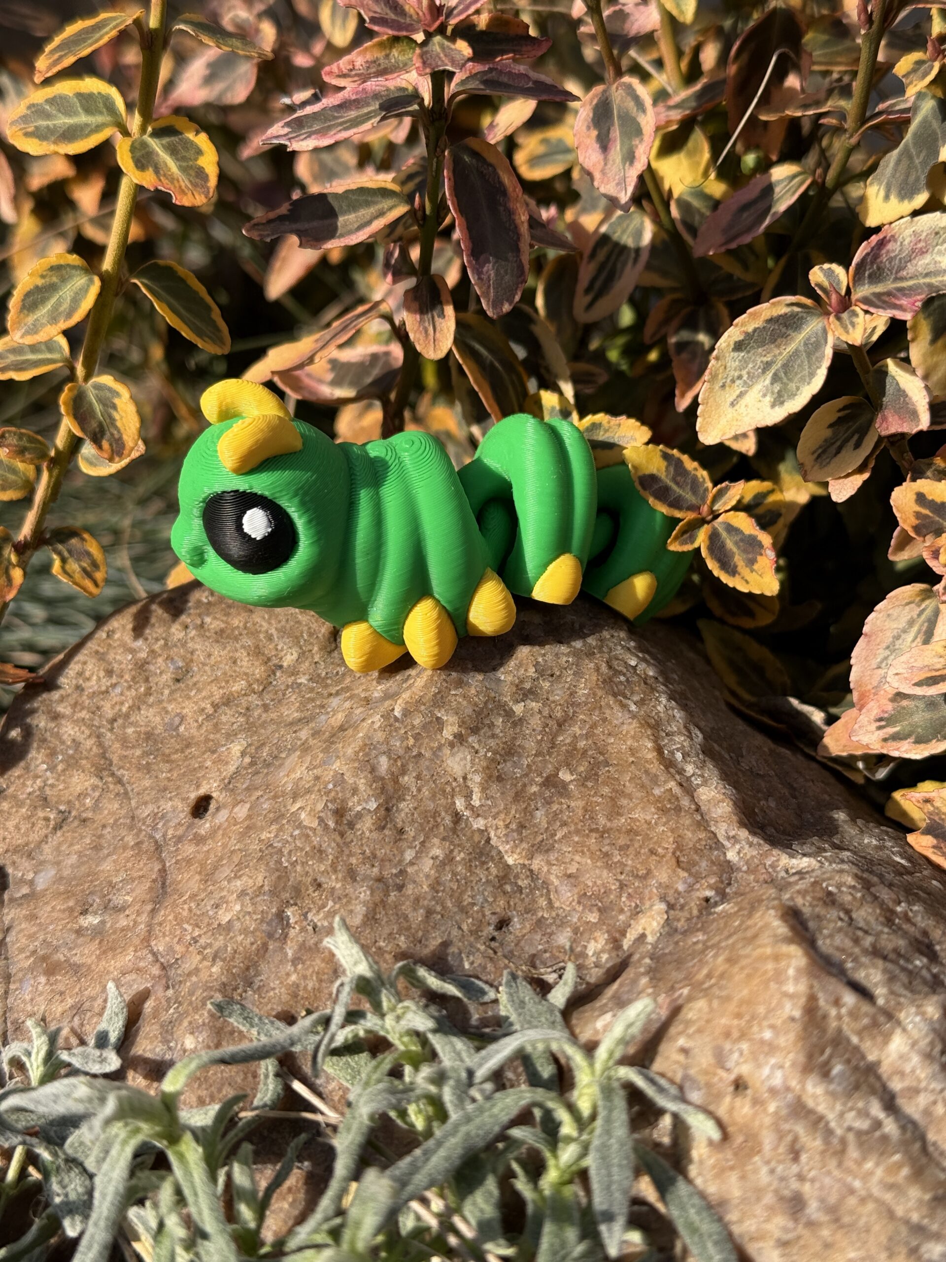 Gąsienica 3D – początek przemiany | mini figurka 3D z ruchomym tułowiem - obrazek 11