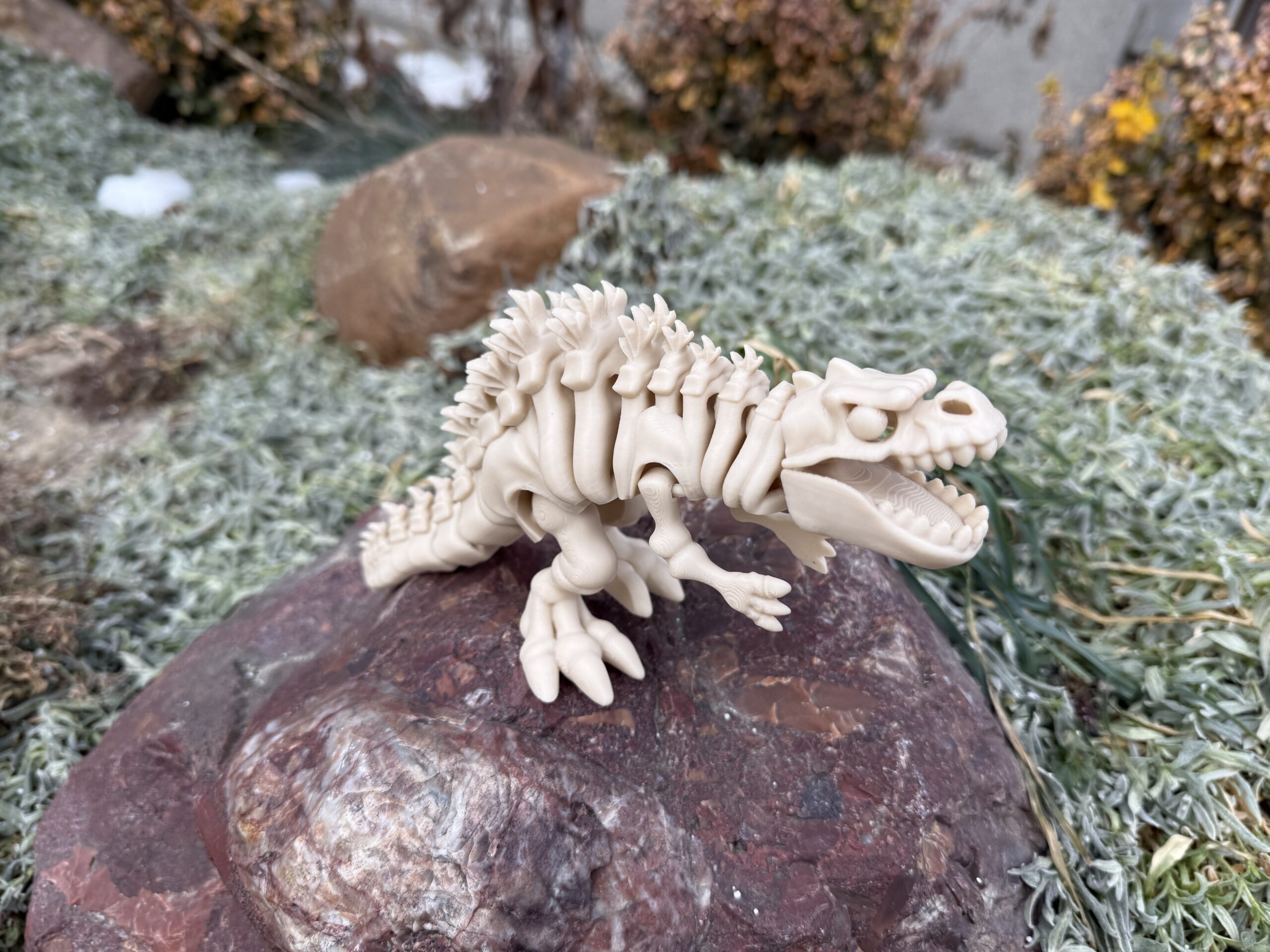 Godzilla 3D – szkielet legendarnego tytana, ruchoma figurka 3D z otwieraną paszczą - obrazek 4