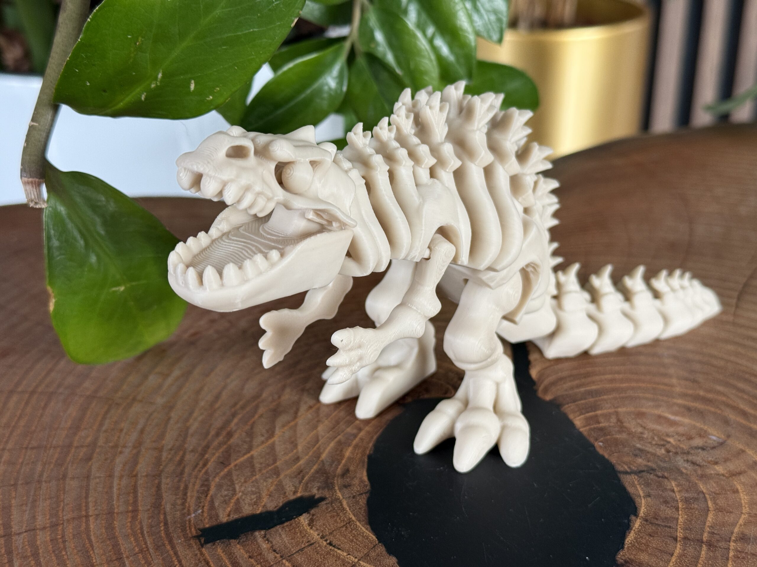 Godzilla 3D – szkielet legendarnego tytana, ruchoma figurka 3D z otwieraną paszczą - obrazek 11