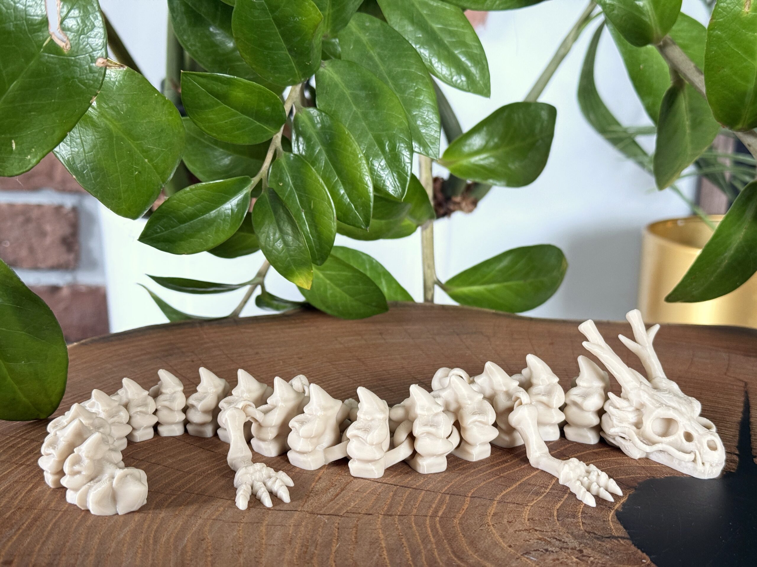 Smok chiński 3D – szkielet legendarnego strażnika, przegubowa figurka - obrazek 5