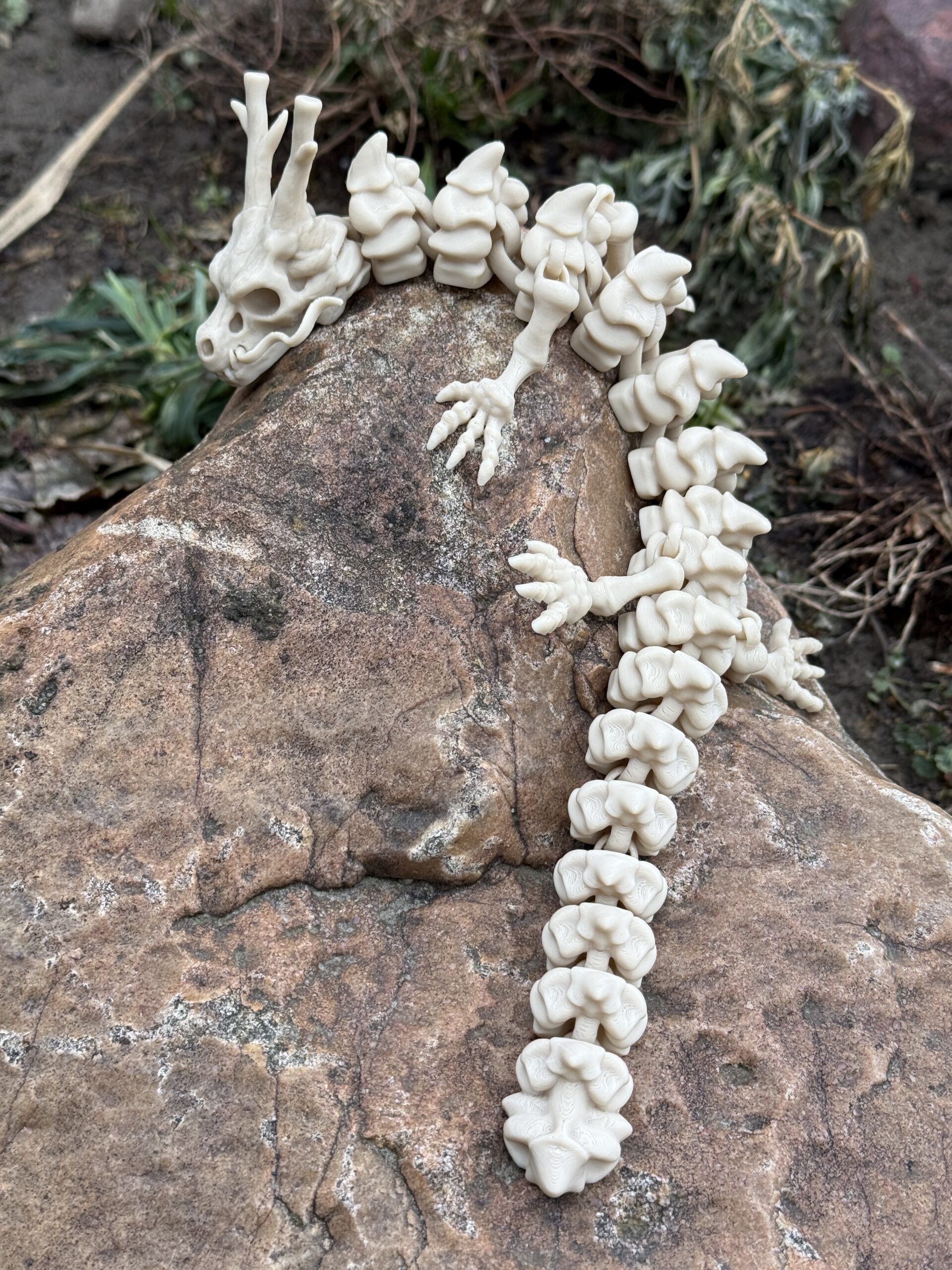 Smok chiński 3D – szkielet legendarnego strażnika, przegubowa figurka - obrazek 8