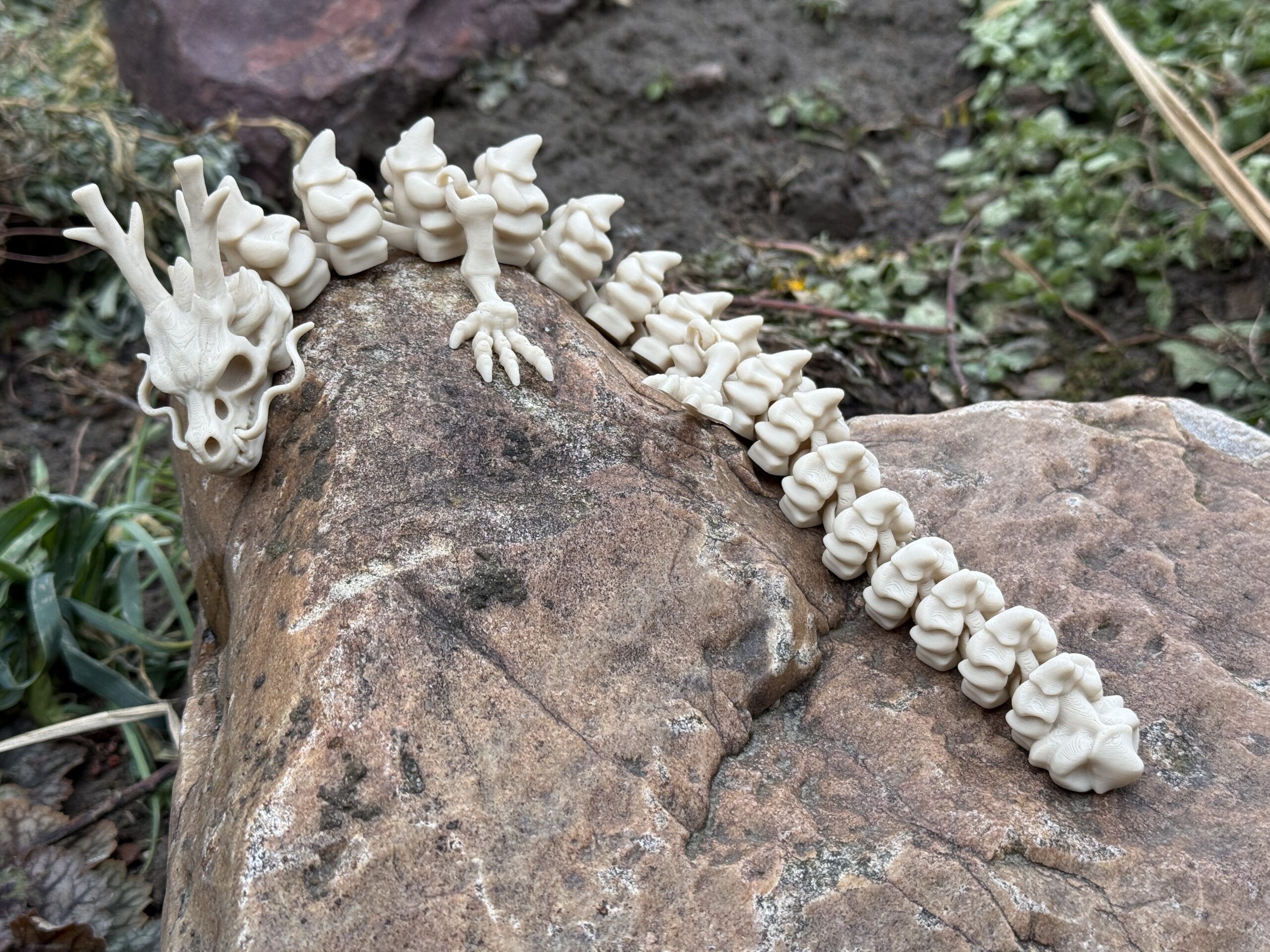 Smok chiński 3D – szkielet legendarnego strażnika, przegubowa figurka - obrazek 9