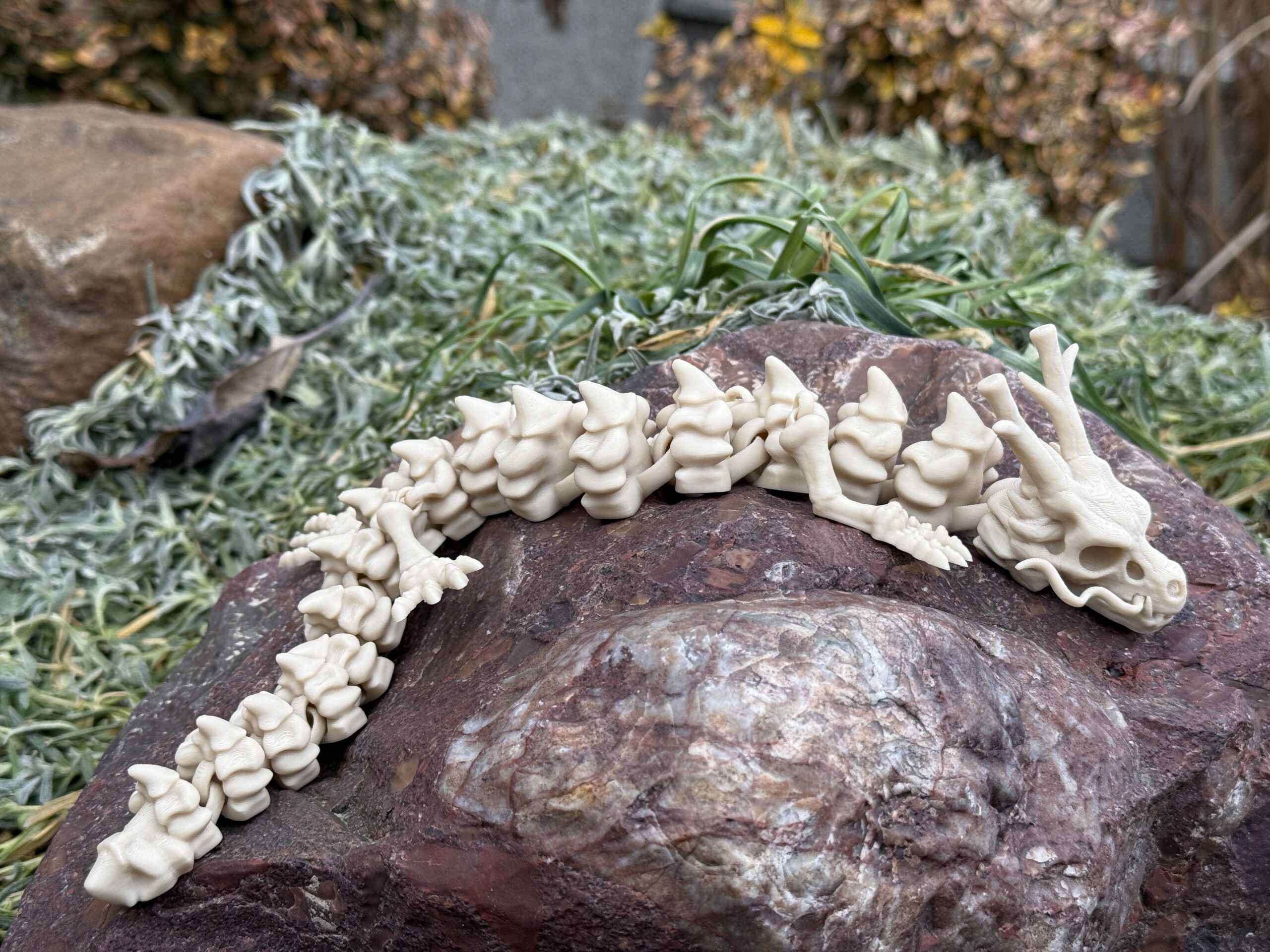 Smok chiński 3D – szkielet legendarnego strażnika, przegubowa figurka - obrazek 10