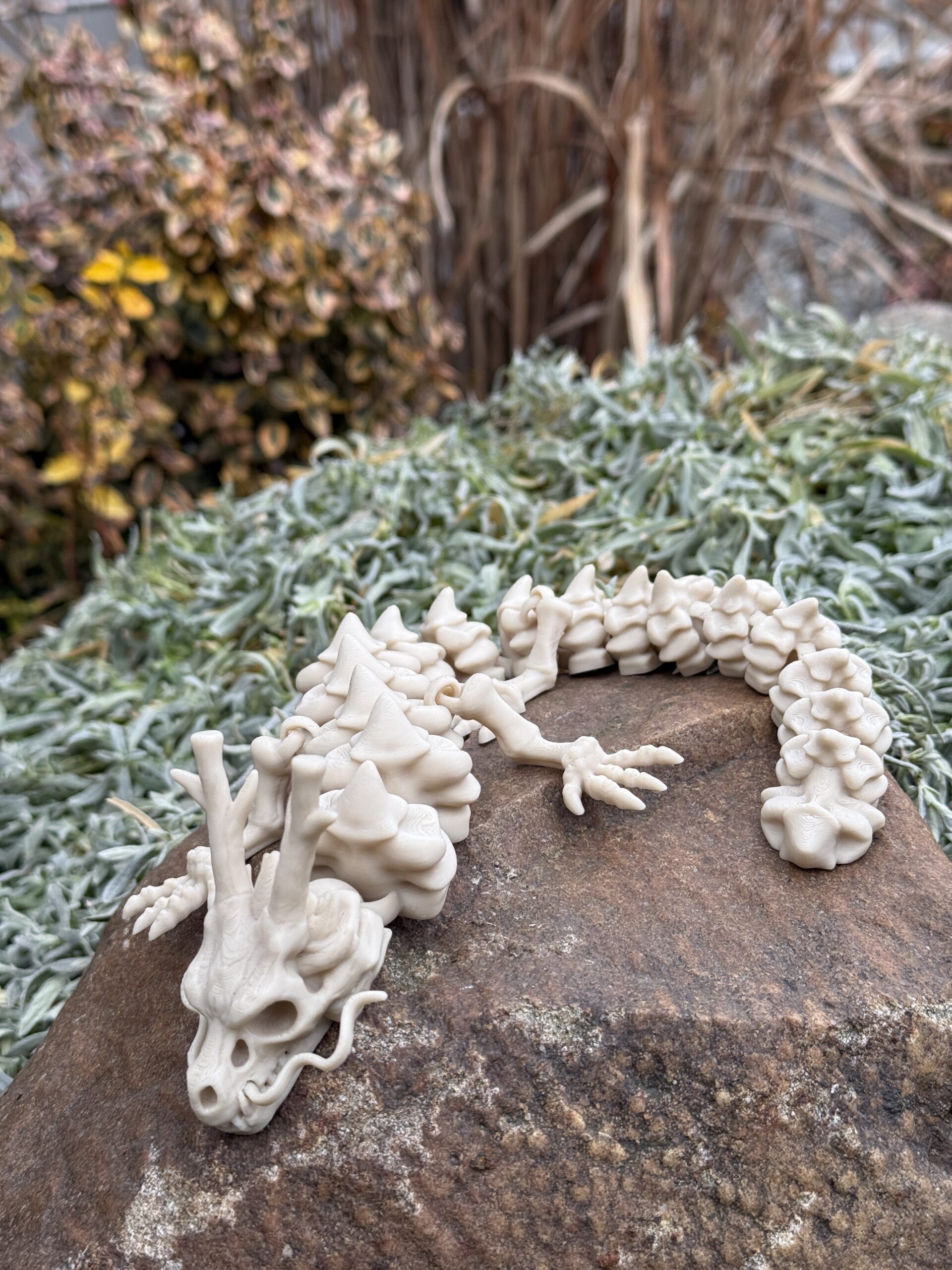 Smok chiński 3D – szkielet legendarnego strażnika, przegubowa figurka - obrazek 16