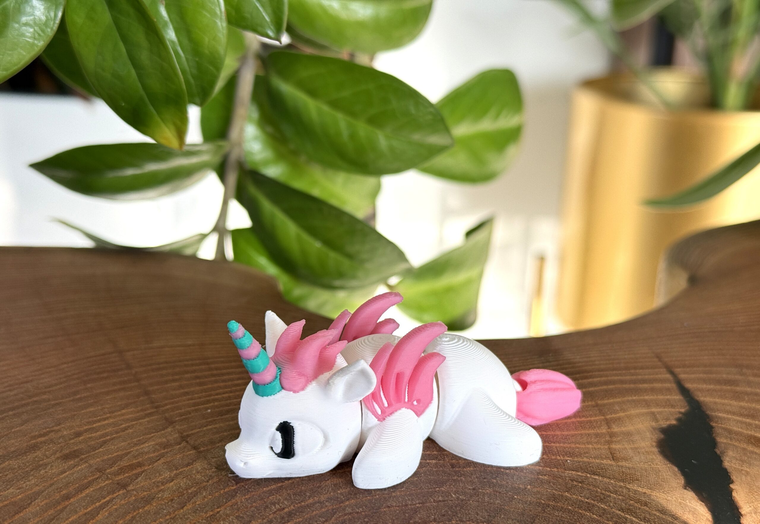 Jednorożec Mini 3D – bajkowa figurka | ruchoma | przegubowa konstrukcja - obrazek 4